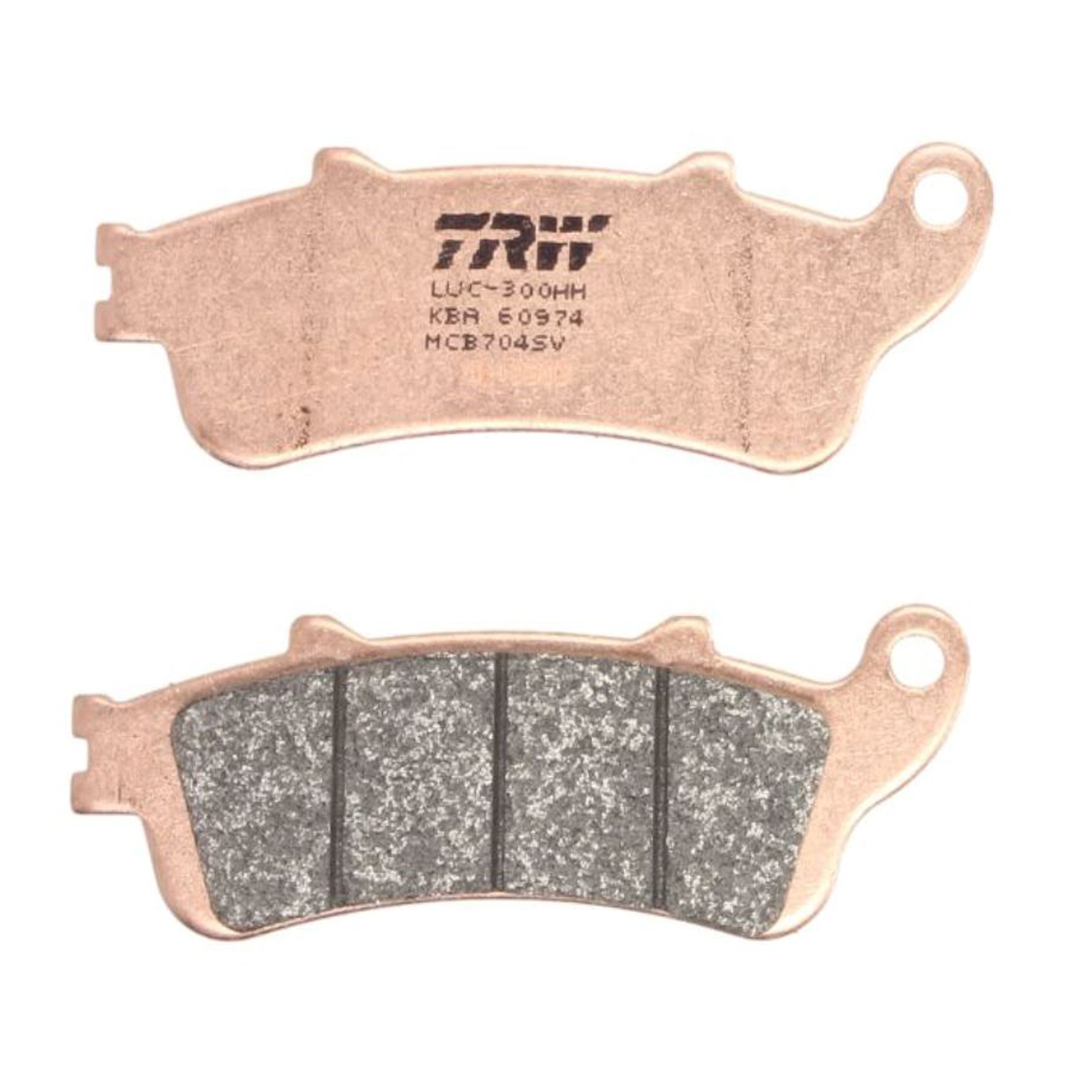 TRW Sintermetall Bremsbelagsatz für Honda Goldwing GL1800 2001 - 2017 SC47 SC68 vorne+hinten