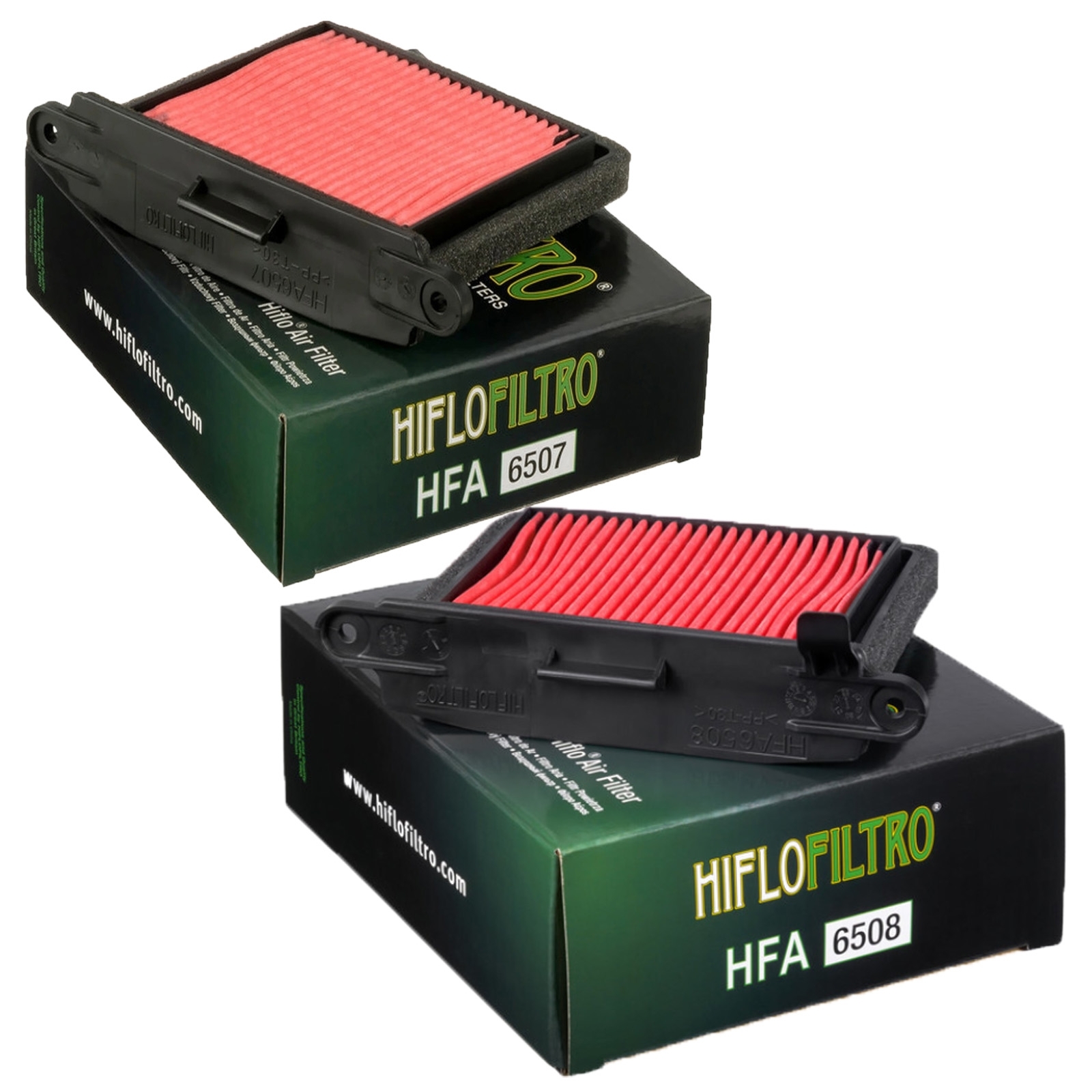 HIFLO Satz Luftfilter für Triumph Bonneville 1200 Bobber Speedmaster 2017-2024 rechts+links