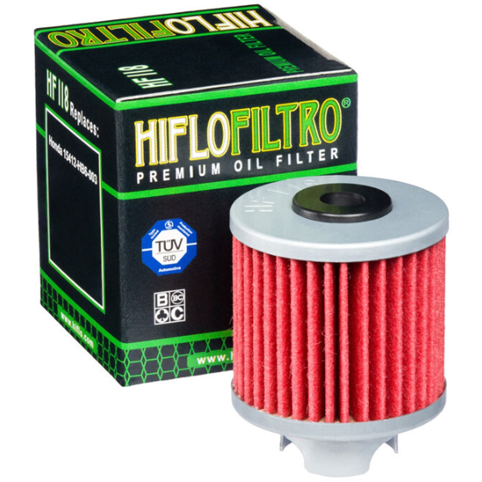 HIFLO HF118 Ölfilter für Honda TRX 125 Fourtrax TE050 1987-88 TVT 110 2WD 197-89