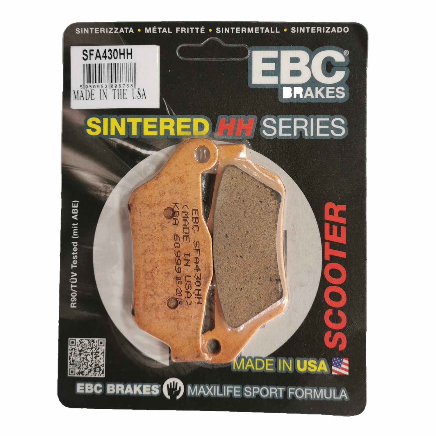 EBC SFA430HH Scooter Bremsbeläge vorne für Yamaha X-Max YP 125 R YP 250 R MBK YP125R