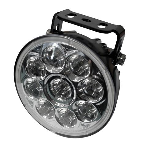 HIGHSIDER LED-Fernscheinwerfer Einsatz Chrom Reflektor rund