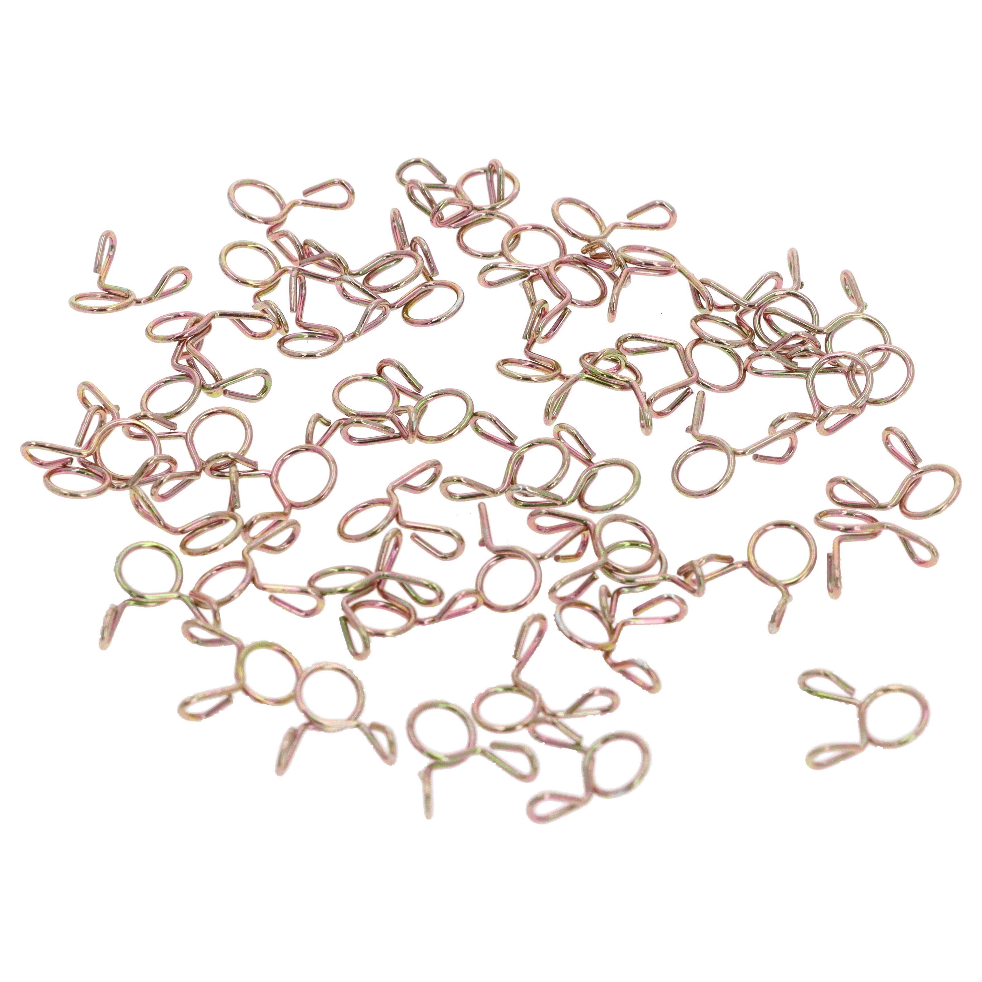 50x Universelle Klemmen Schlauchklemmen für Benzinschlauch / Kraftstoffschlauch 5x1mm
