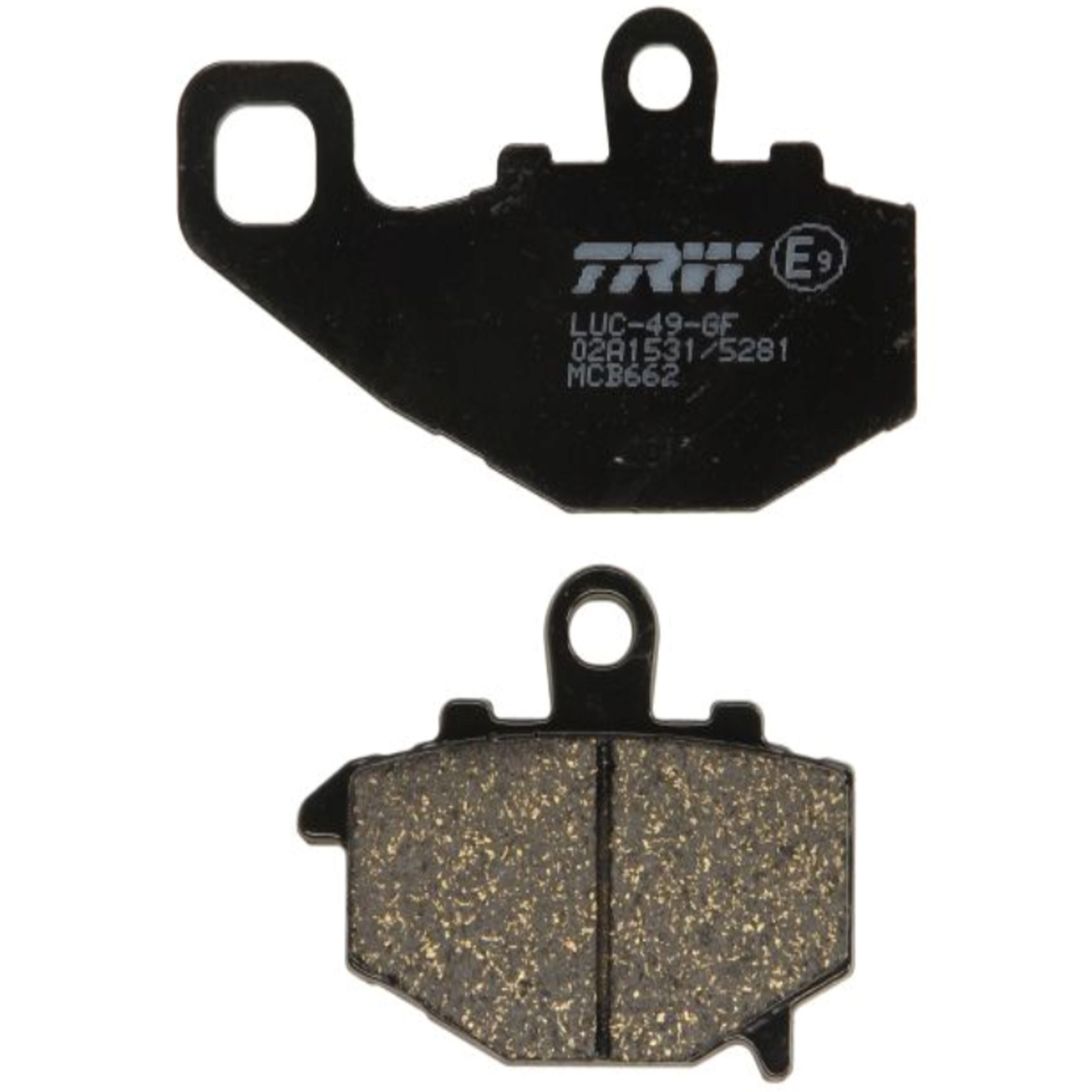TRW MCB662 Bremsbeläge hinten für Kawasaki ZX-6RR ZX-6R ZX-9R ZX-10R ER-6F ER-6N ZZR Z ZR