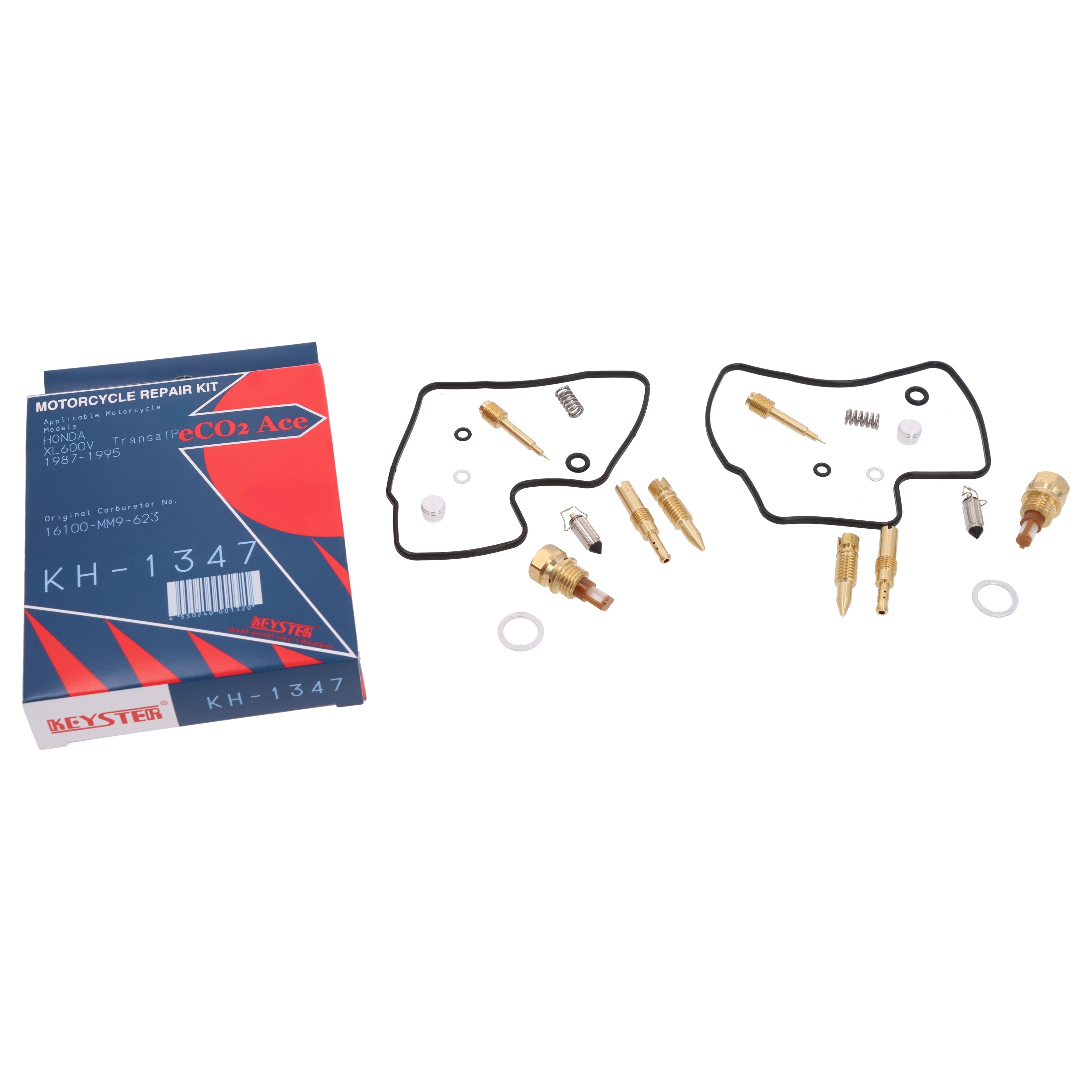 Keyster KH-1347 Vergaser Reparatursatz für Honda XL600 V Transalp 1987 - 2000