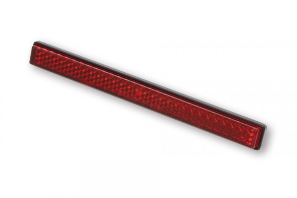 Highsider Rückstrahler eckig, selbstklebende Folie, E-geprüft, 123 x 12,5 mm