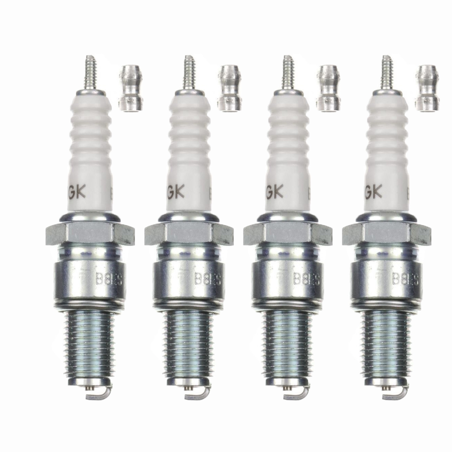 4x NGK Zündkerze B8ES 2411 für Kawasaki Z900A Z1000 Z1 Z1A Z1B Z1R Suzuki GS