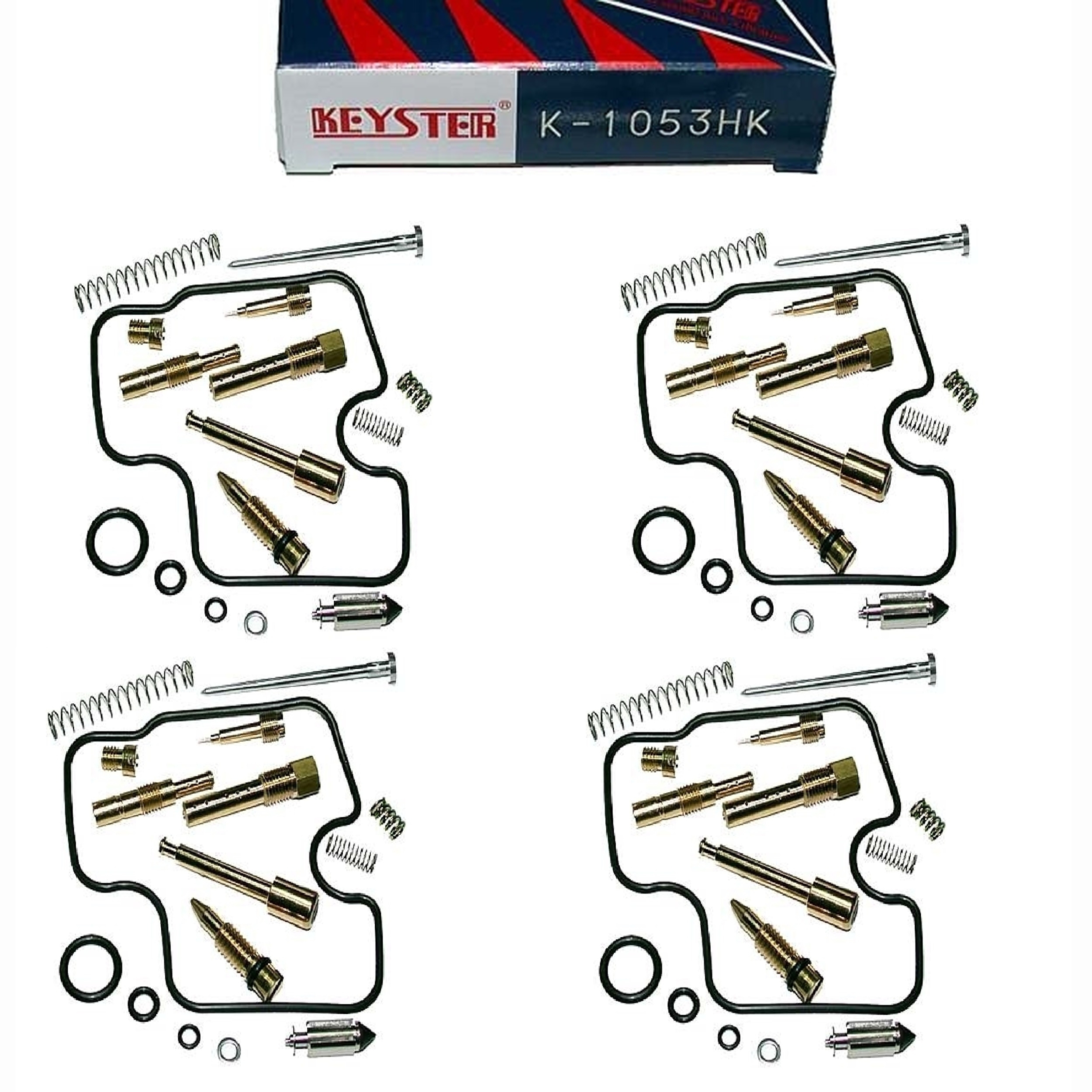 4x Keyster K-1053HK Vergaser Reparatursatz für Honda CBR600 F 1991-94 CBR600F PC25