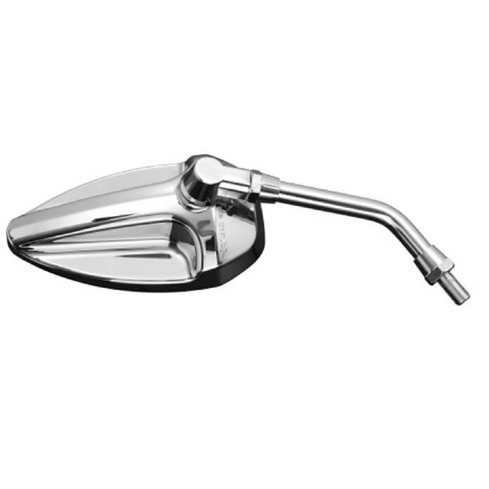 Spiegelpaar universell für viele Fahrzeuge aus Aluminium in chrom Beidseitig montierbar