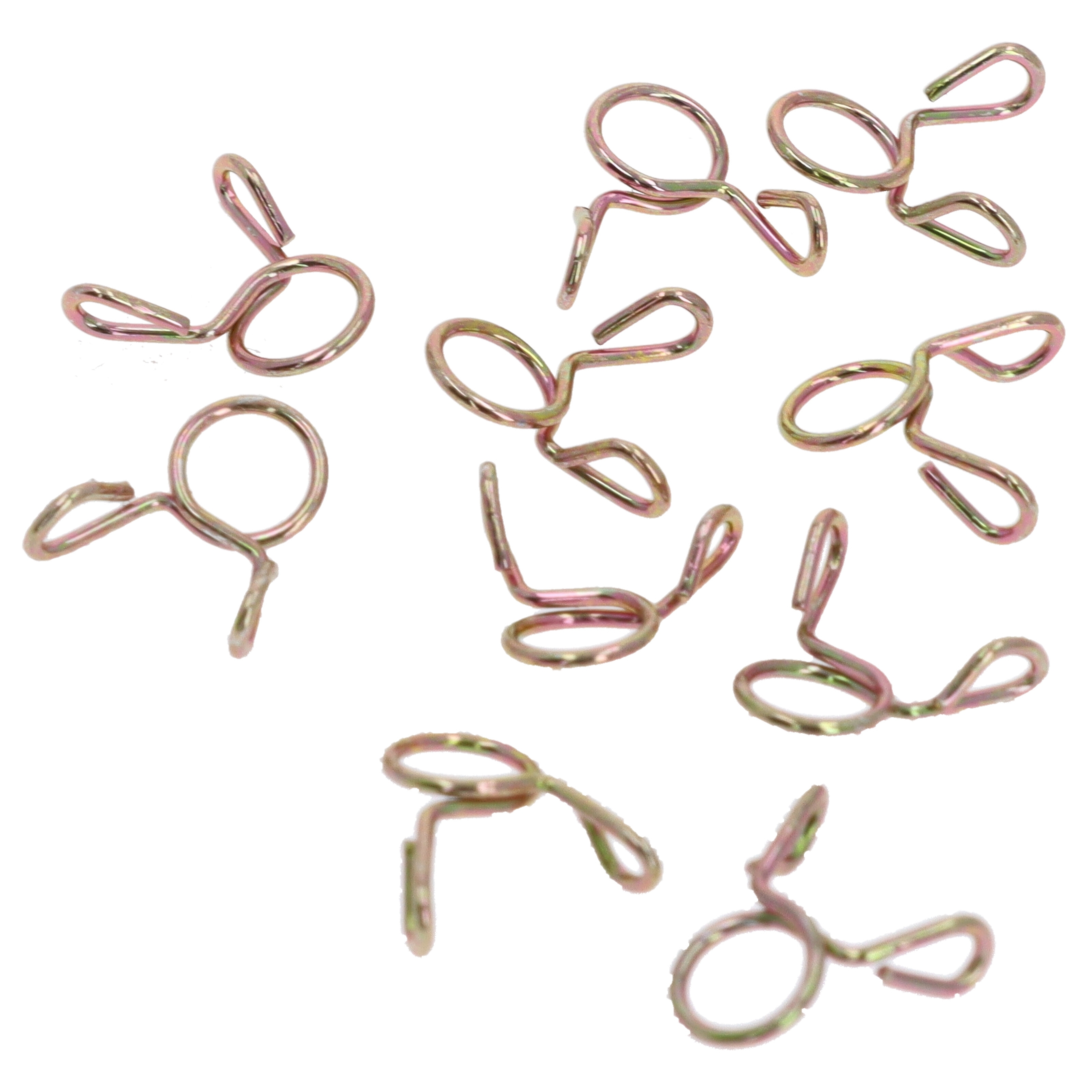 10x Universelle Klemmen Schlauchklemmen für Benzinschlauch / Kraftstoffschlauch 5x1mm