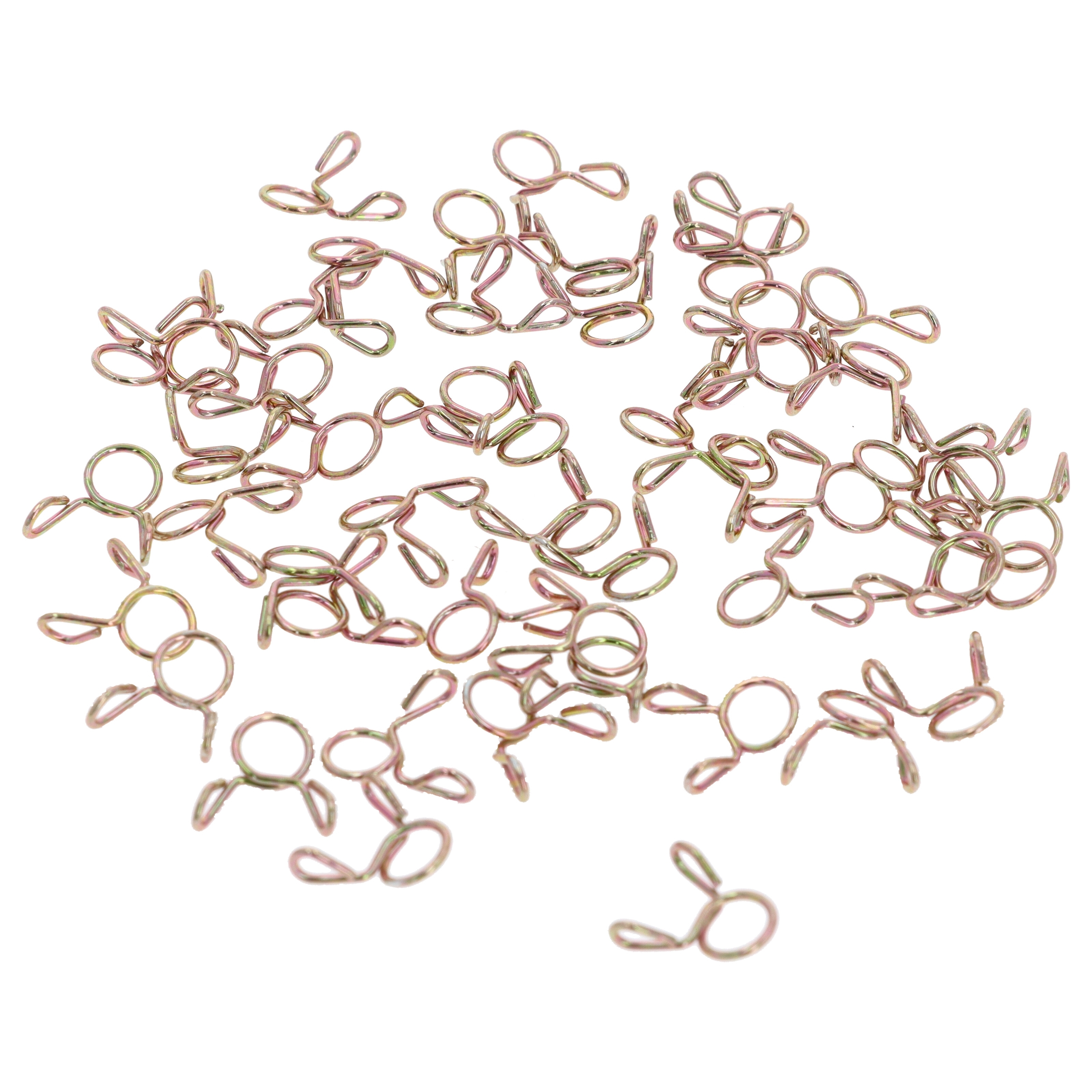 50x Universelle Klemmen Schlauchklemmen für Benzinschlauch / Kraftstoffschlauch 5x1mm
