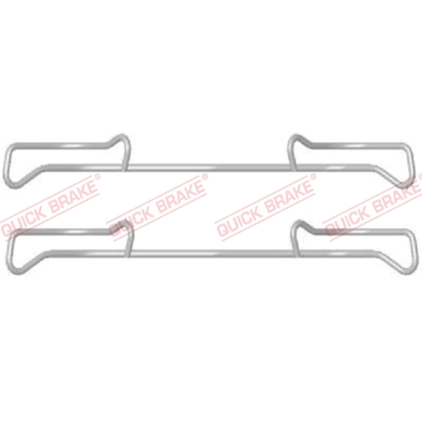 Quickbrake QB109-1678 Zubehörsatz Haltefedern Bremssattel vorne für VW Golf 5 6 Passat 3C B7 Tiguan Touran