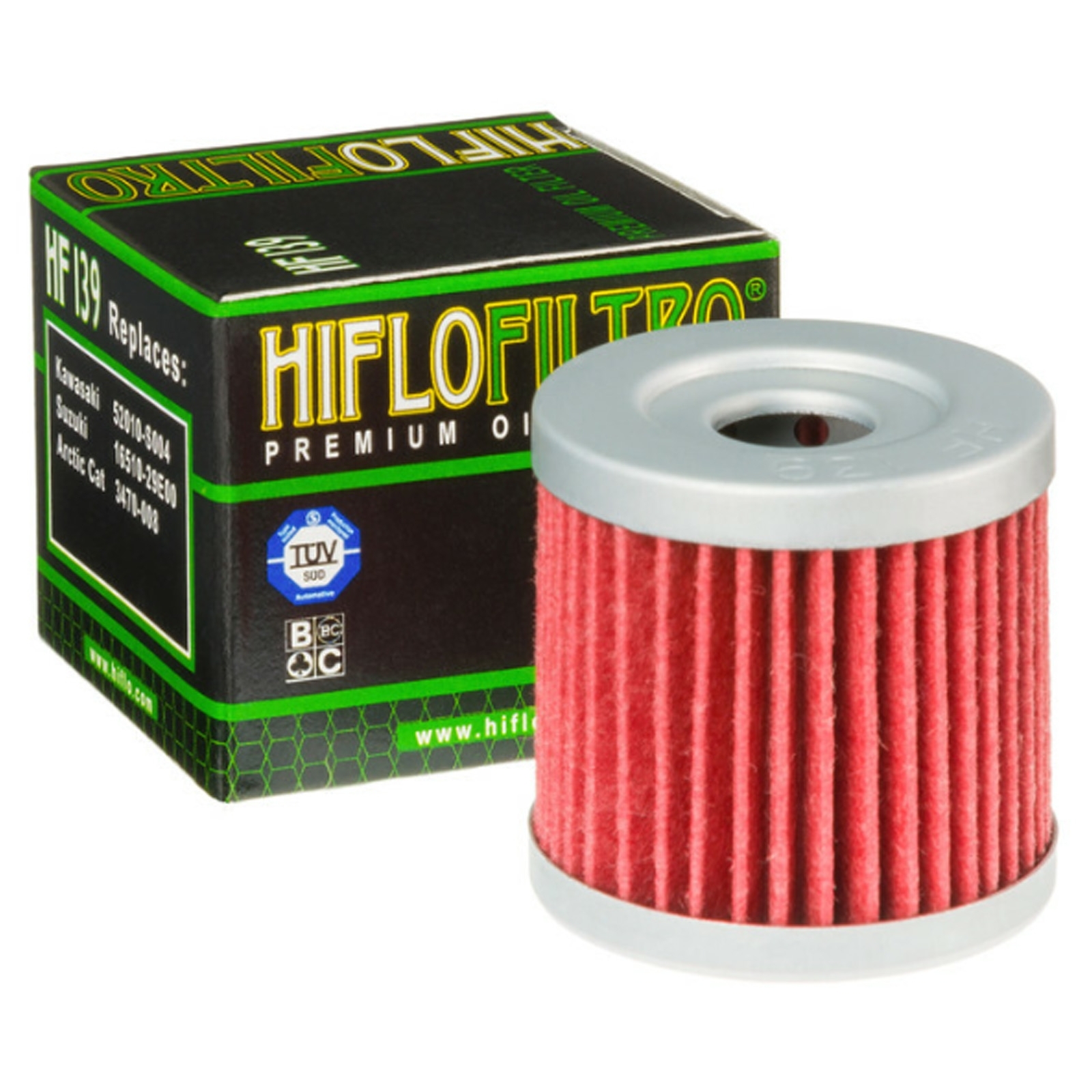 3x Hiflo HF139 Ölfilter für Suzuki DRZ 400 2001-2008 LTR 450 Kawasaki KFX 400 Arctic Cat DVX 400