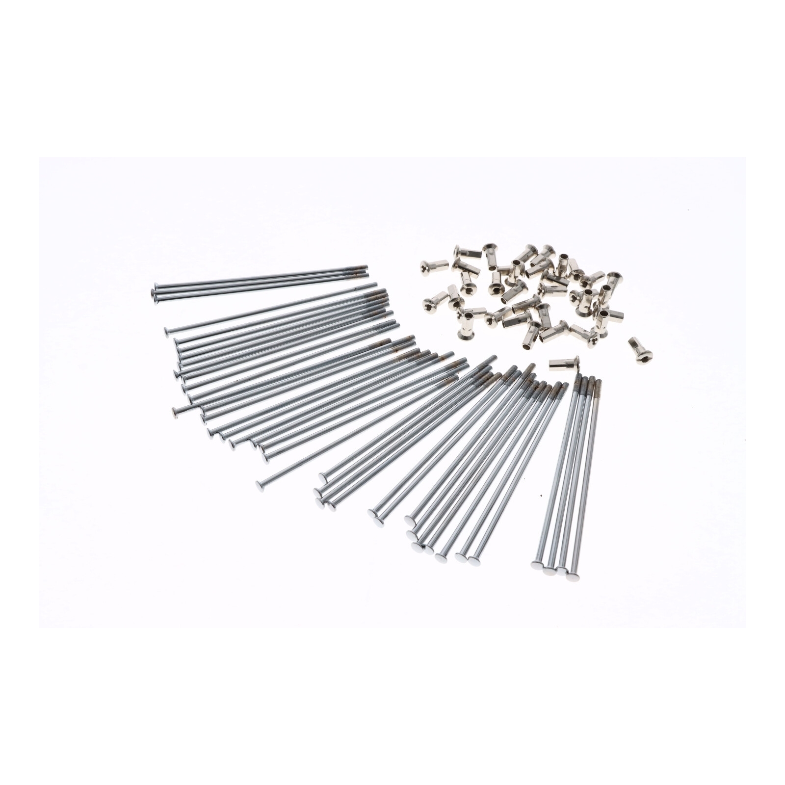 36x Speichen 121mm 3.2mm Speichensatz Nippel verchromt für MZ ETZ 125 150 251 ES TS