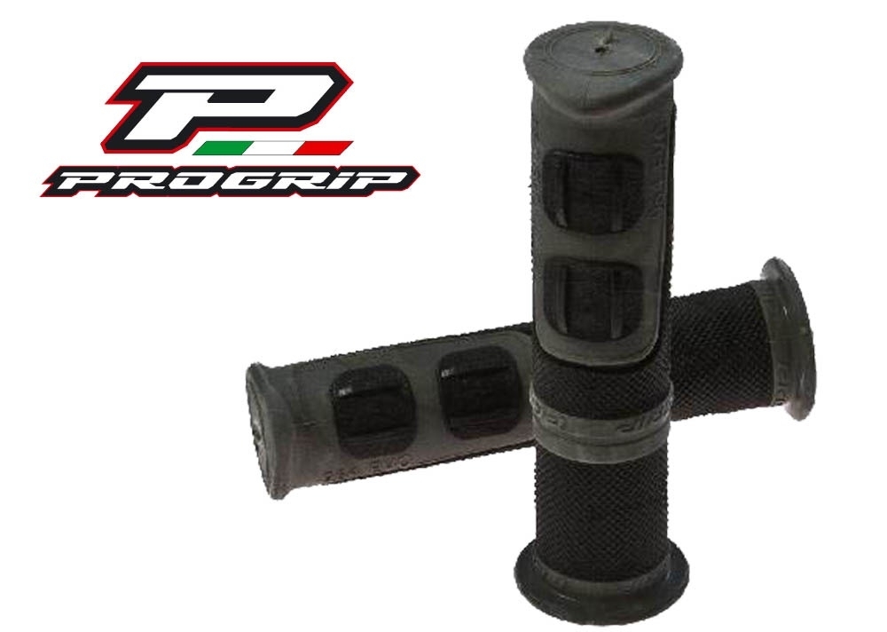 Progrip ATV Griff mit zwei Materialkomponenten grau / schwarz 964.08