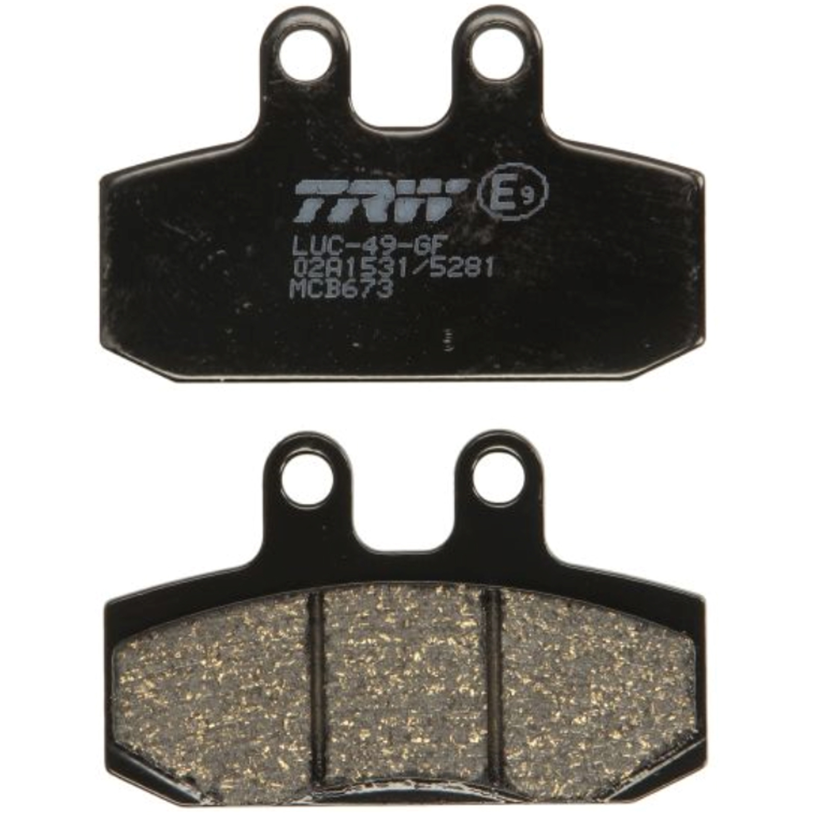 TRW MCB673 Bremsbeläge vorne für Honda CA125 Rebel NSR CLR 125 Simson Schikra 125