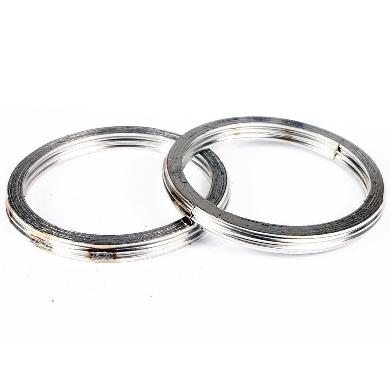 2x Auspuff Krümmerdichtungen für Aprilia RS250 Suzuki GT750 RGV250 Yamaha DT250