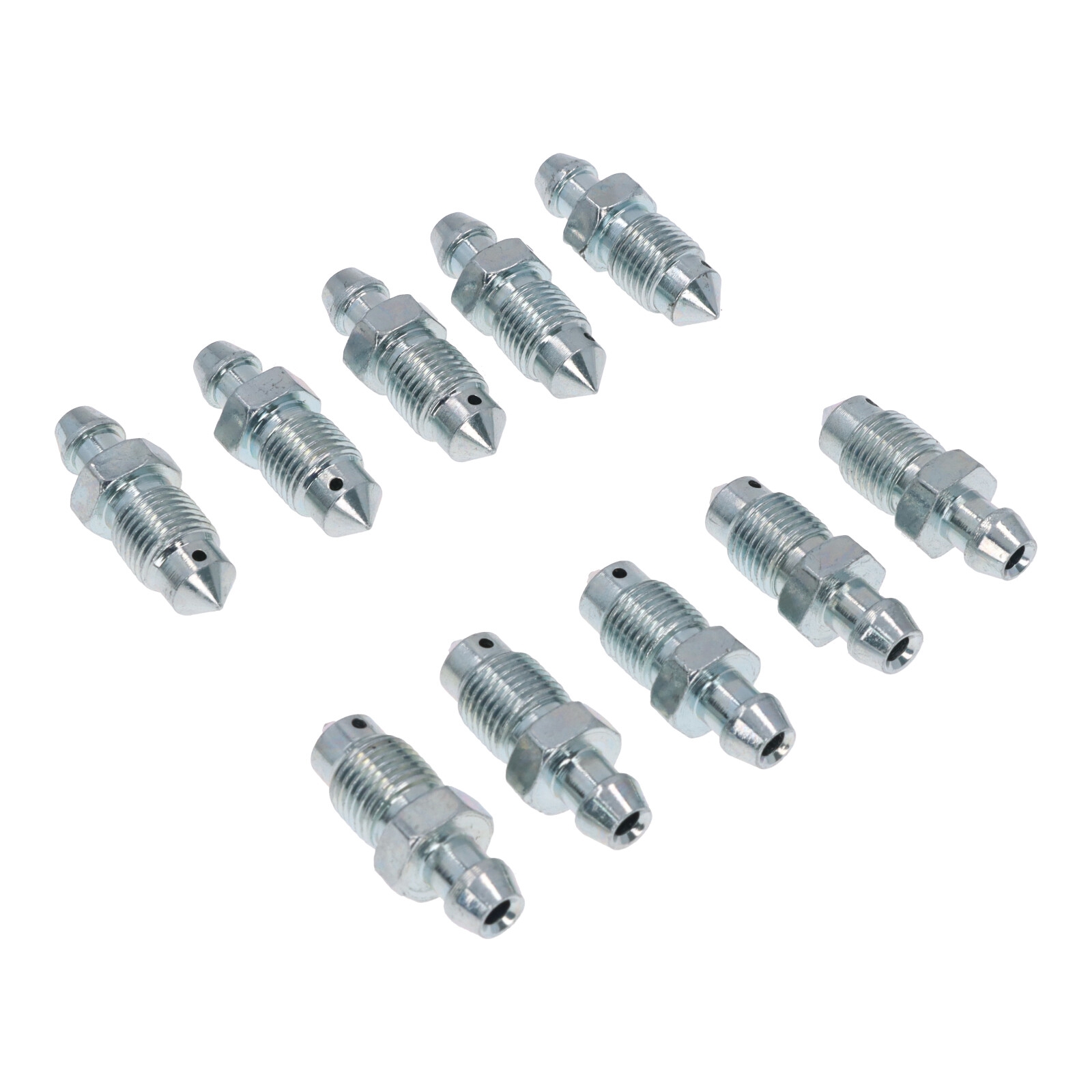 10x Quick Brake 0039-10 Bremsen Entlüfterschraube Entlüftungsventile M10x1x30 mm SW11