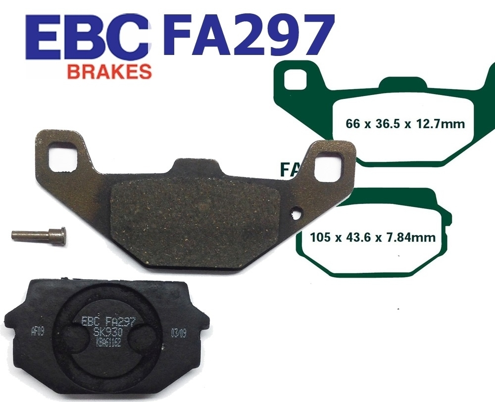 EBC Bremsbeläge FA297 für SYM Husky 125 Husky 125 1999 2005