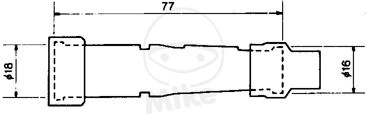 NGK Zündkerzenstecker SD05F 8022 für Honda CB CBR NX XL KTM LC4 EGS EXC Suzuki Yamaha