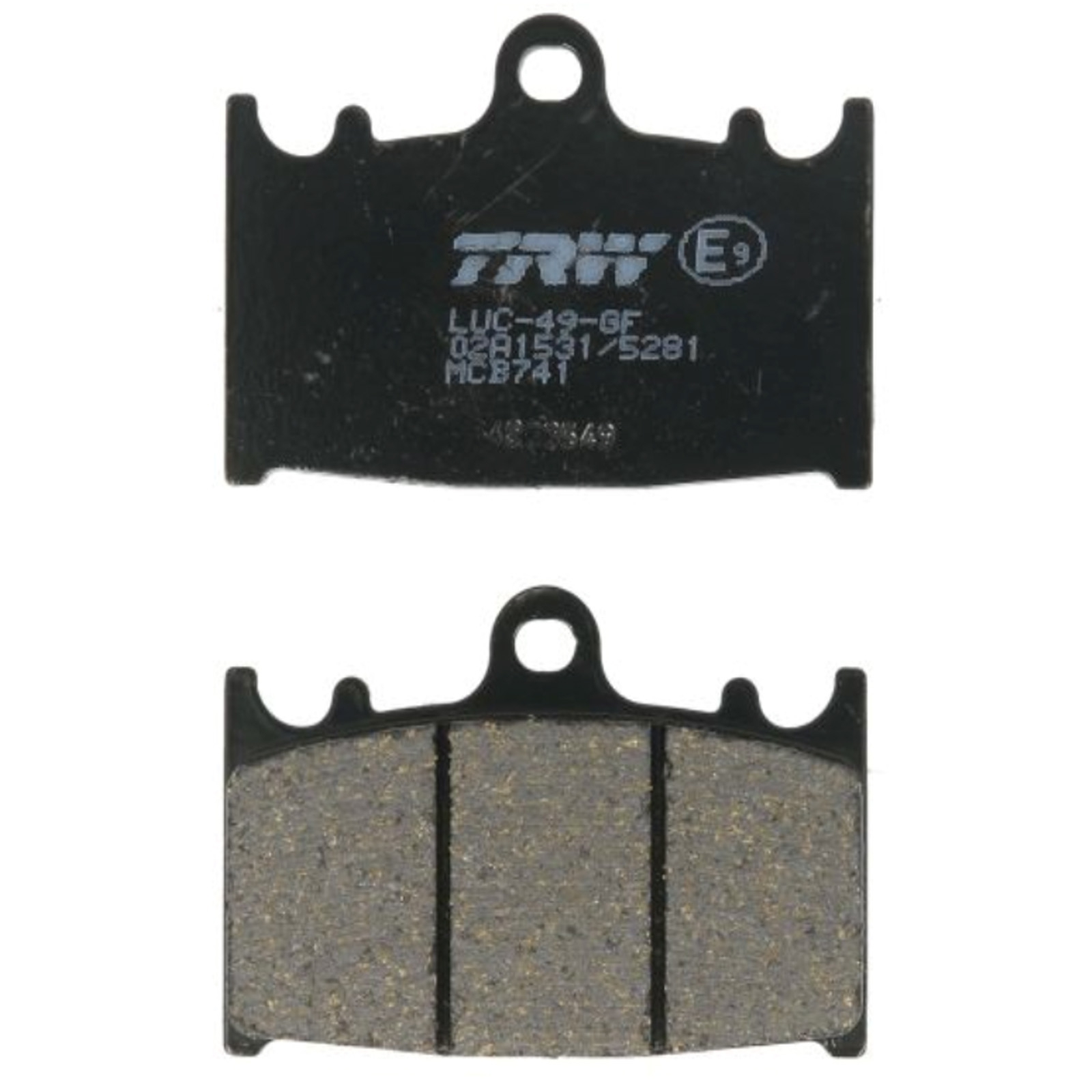 TRW MCB741 Bremsbeläge hinten für Suzuki Intruder VL1500 LC AL2111 C1500 AL2111 2002-2009