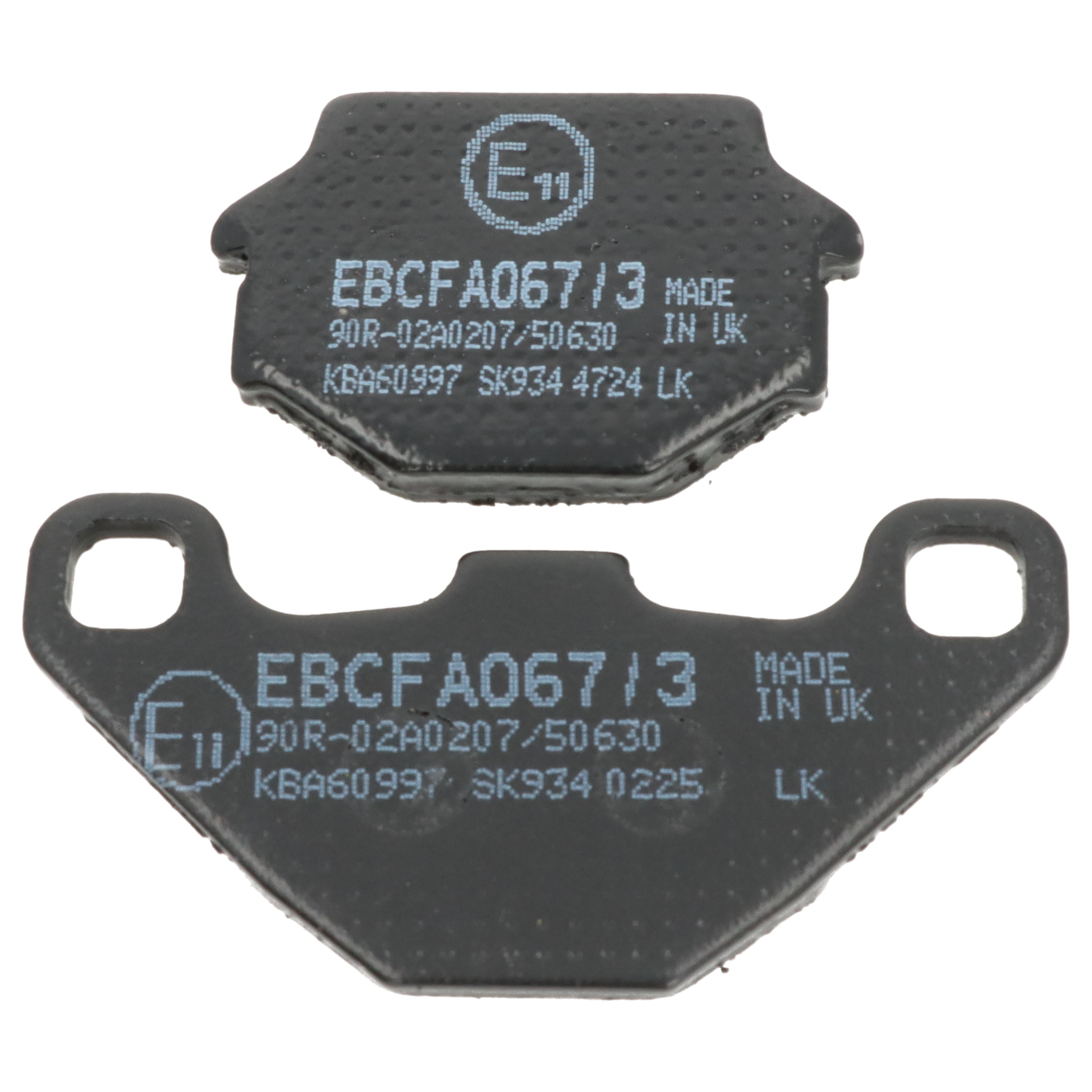 EBC Blackstuff Bremsbeläge FA67/3 Kawasaki KLE GPZ 500 KLR 650 ZZR 250 SYM
