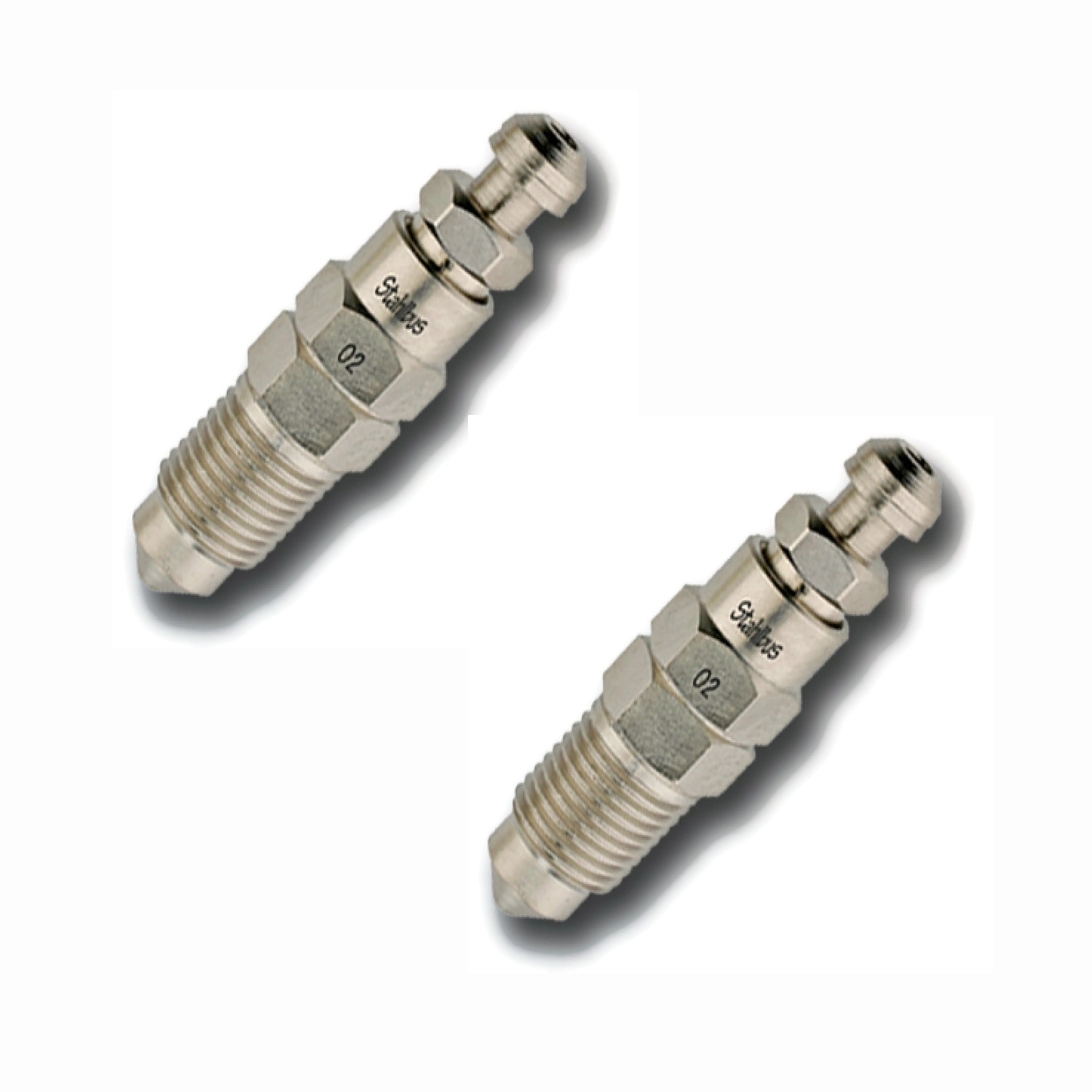 SB-110411 2x Stahlbus Schnell-Entlüfterschraube M10x1.0 mit integriertem Entlüftungsventil