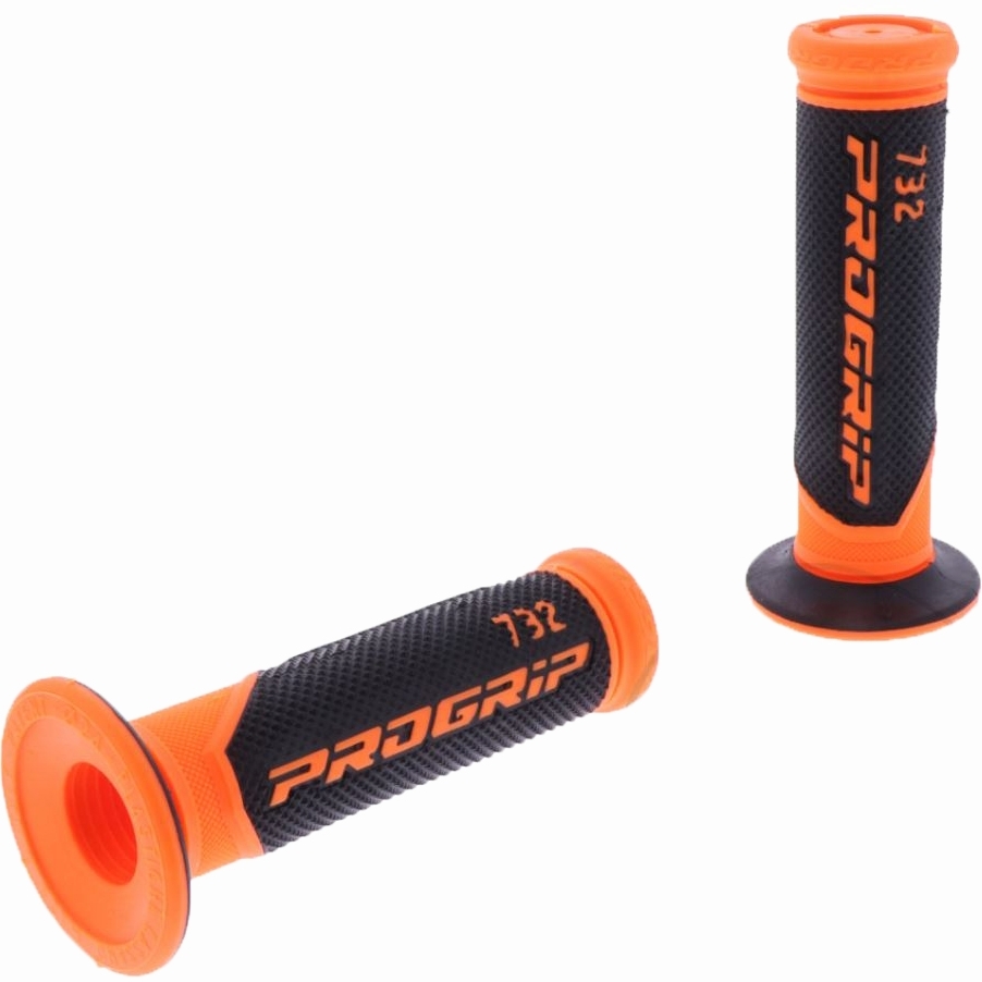 Progrip Enduro Motocross Lenkergriffe Griffgummis 732.07 schwarz / orange