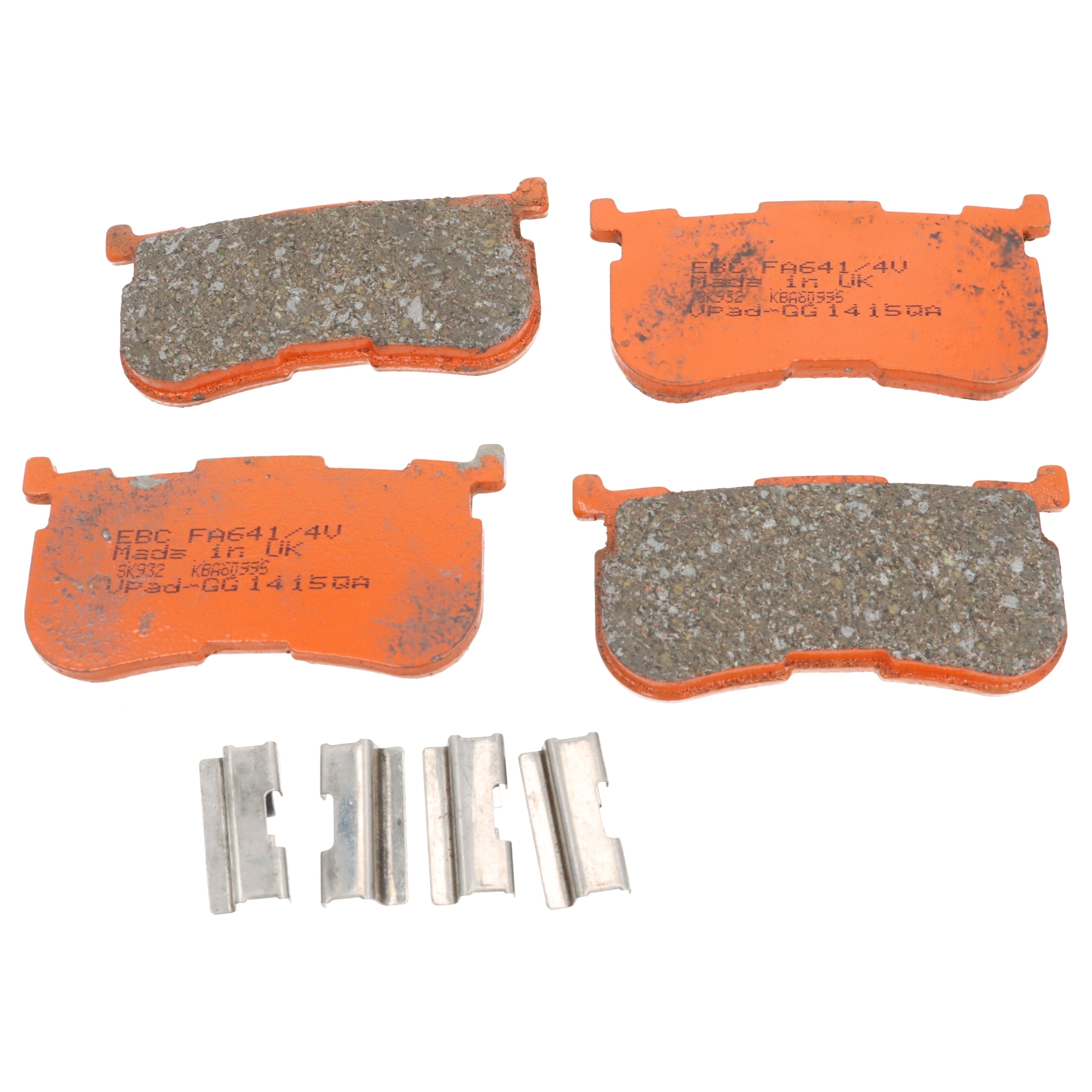 EBC Bremsbelag für Motorräder FA641/4V Semisintermetall