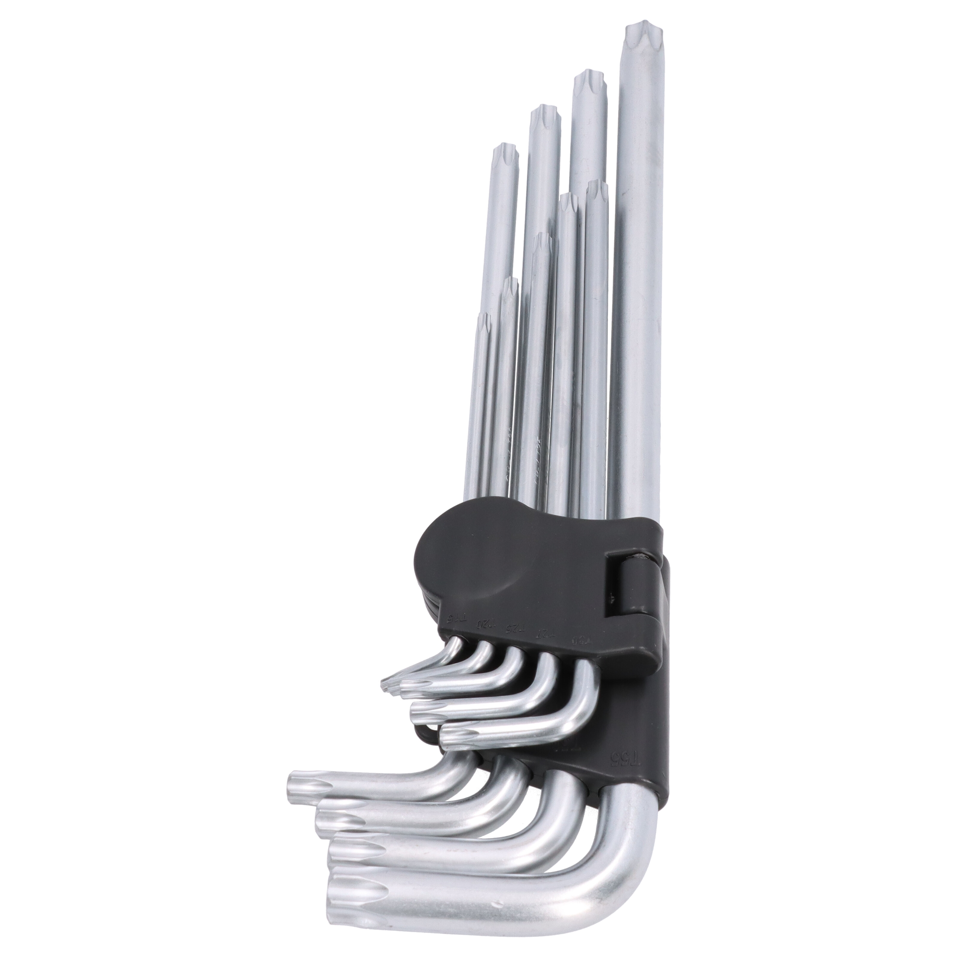 9 tlg. Profi Schlüssel Set mit Loch für Torx® Winkelschlüssel Werkzeug extra lang