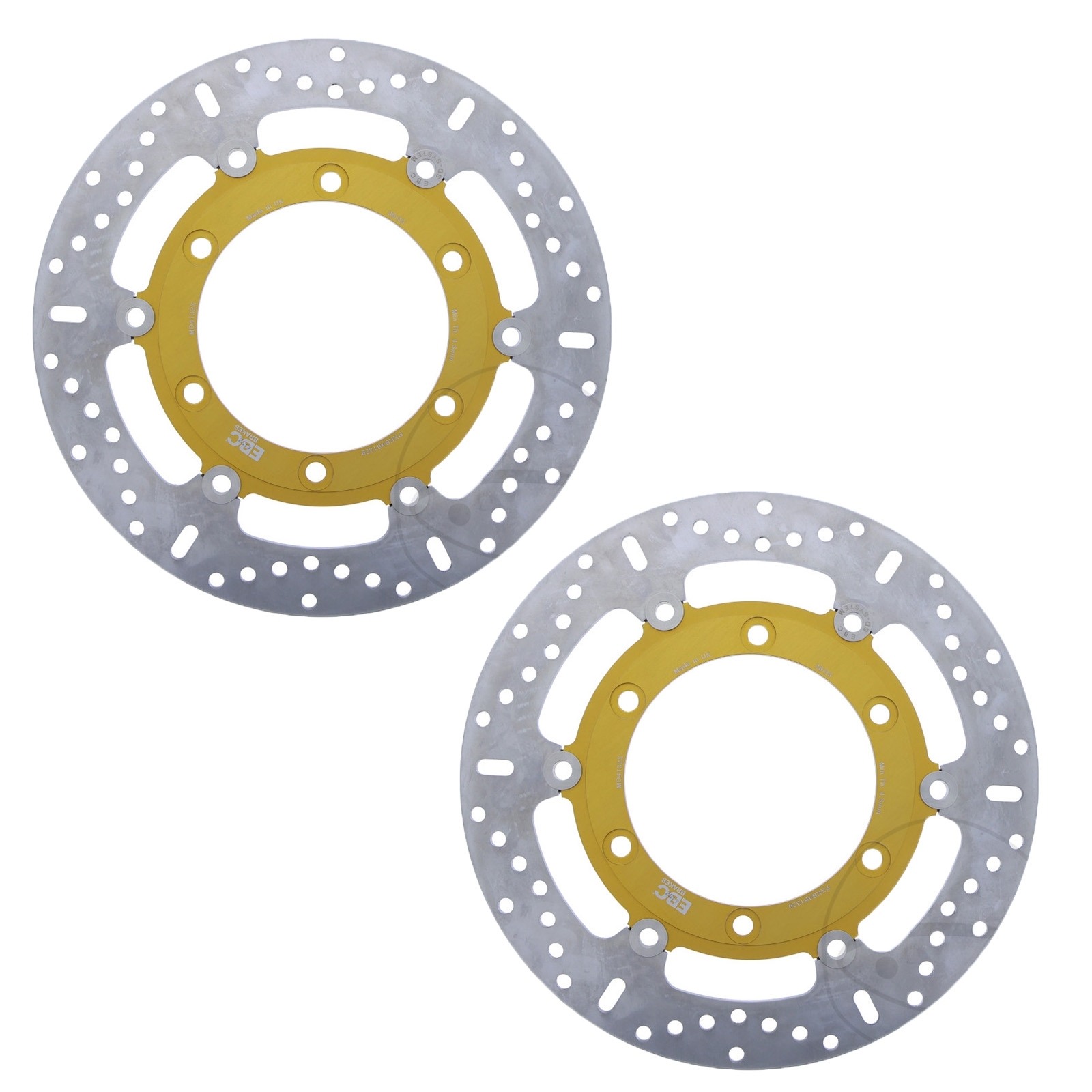 EBC MD4132X Satz Bremsscheiben vorne für Kawasaki GPZ 1100 ABS ZXT10E 1996 - 1998
