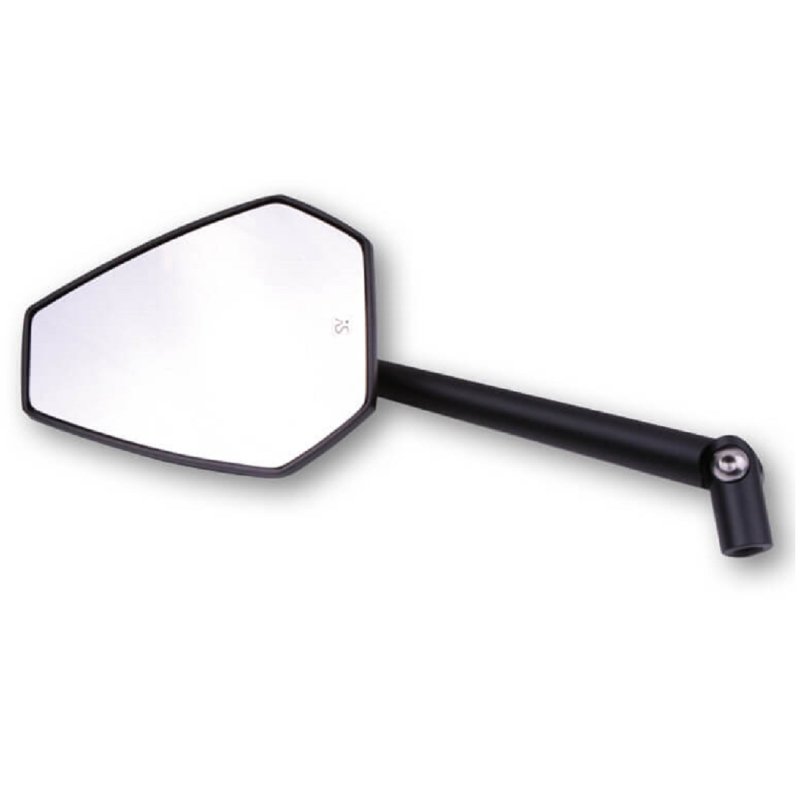 Spiegel passt für viele Fahrzeuge aus Aluminium in schwarz mit M10 Gewinde Beidseitig montierbar