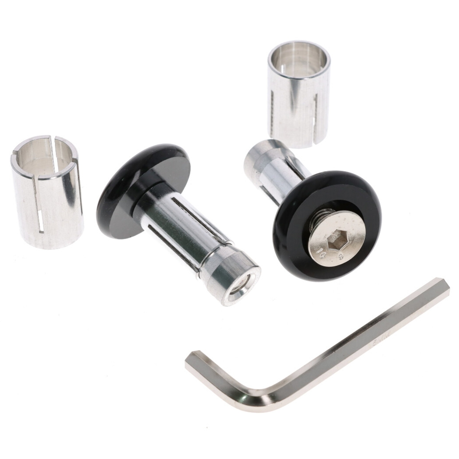 Motorrad Lenkerenden / Lenkergewichte 64g schwarz für Lenker 13-19 mm Durchmesser