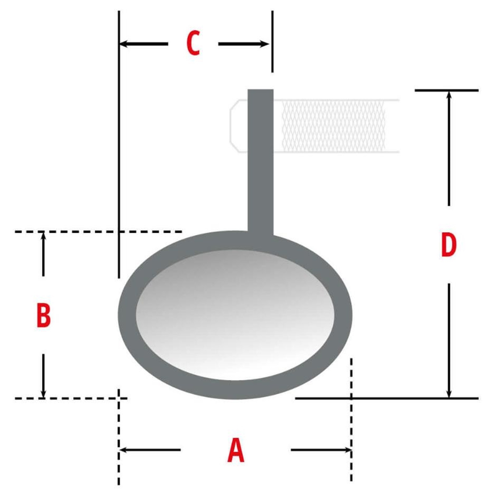 Lenkerendenspiegel Universal schwarz links rechts HIGHSIDER ESAGANO-RS EVO