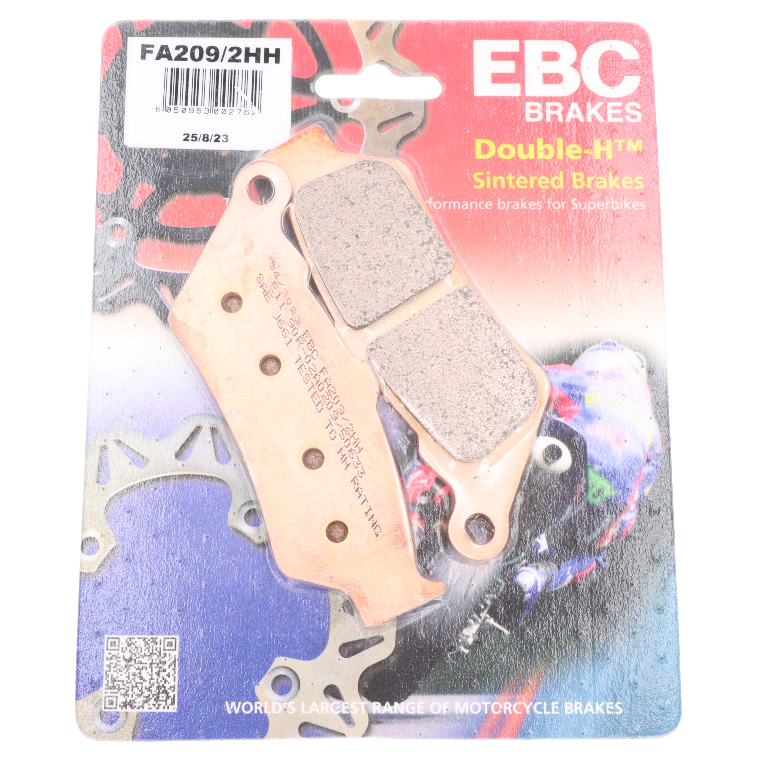 2x EBC FA209/2HH Bremsbeläge vorne für BMW F650 F800 F700 R1200 Ducati Aprilia Triumph Yamaha