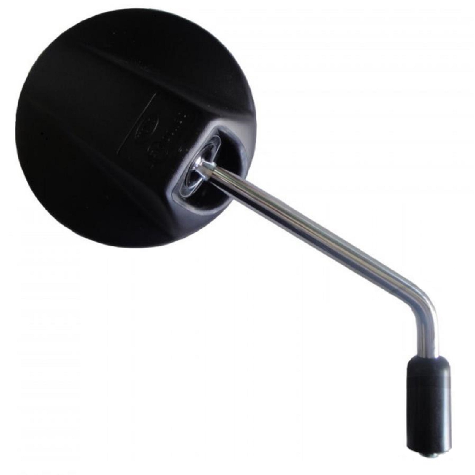 Spiegelpaar für Kawasaki KLX 125 C 250 S 2010-2017 230 SE A 2020-2021 mit M10x1.25 mm Rechtsgewinde e-geprüft schwarz