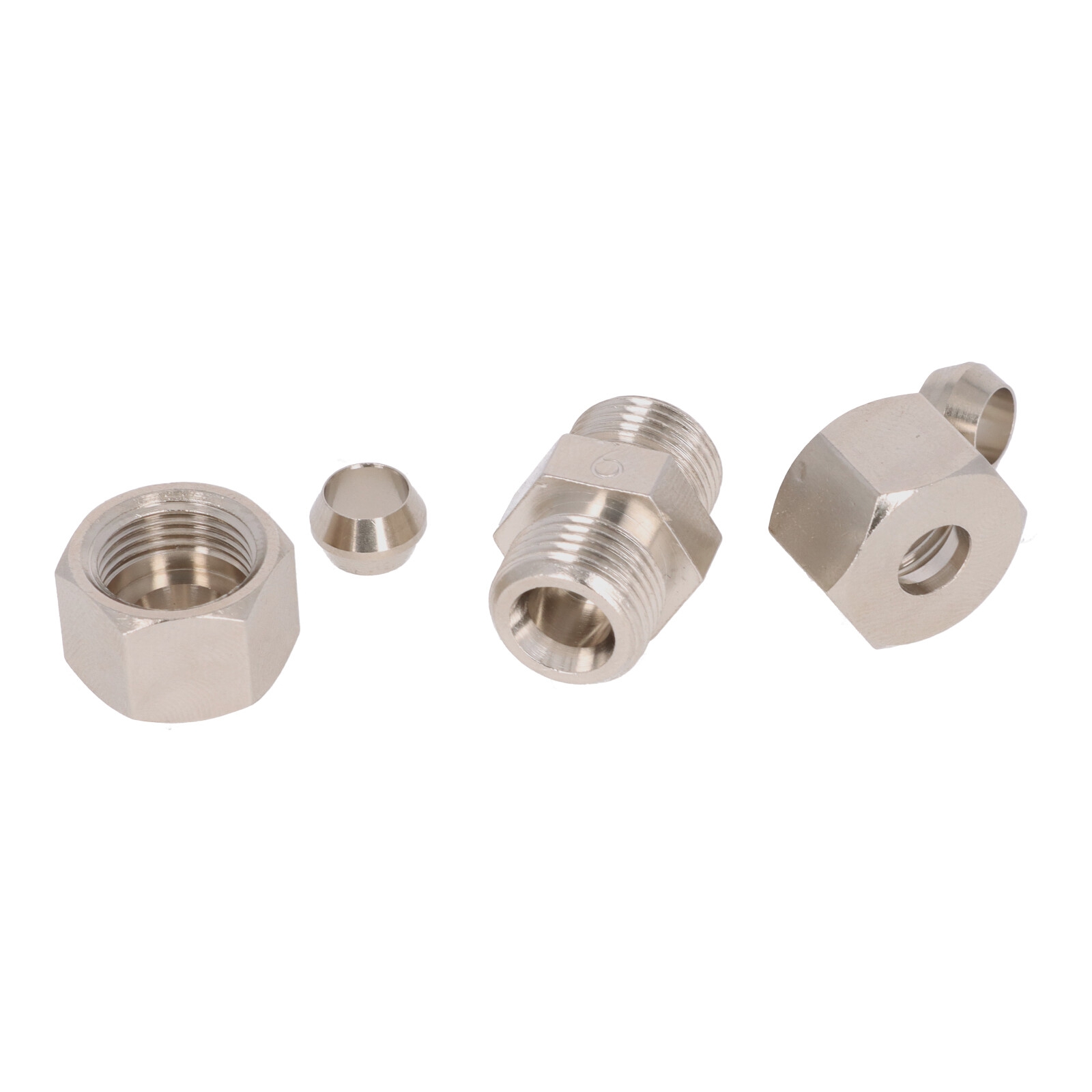 Quickbrake QBSTT6.0 Bremsleitungsverbinder Schnellverbinder 6mm einschraubbar ohne bördeln