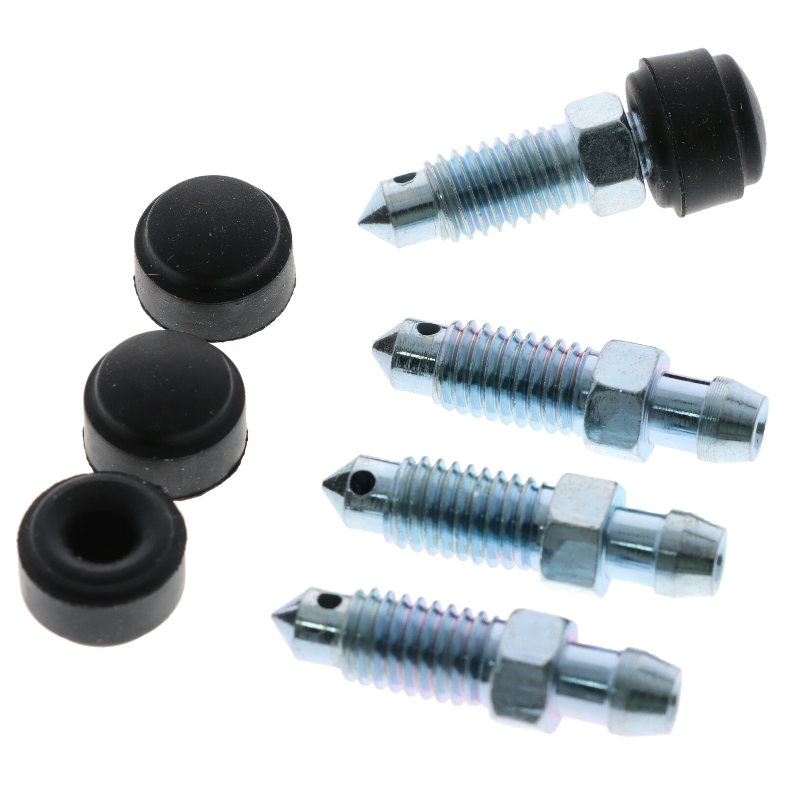 4x Quick Brake QB0015-4 Bremssattel Entlüfterschraube Entlüftungsventil M8x1.25x33 mit Kappen