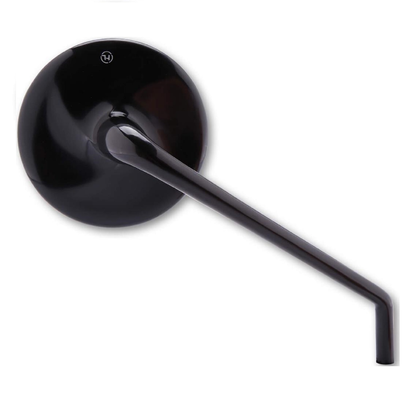 Spiegelpaar universell für viele Fahrzeuge aus Aluminium in schwarz mit M10 Gewinde Beidseitig montierbar