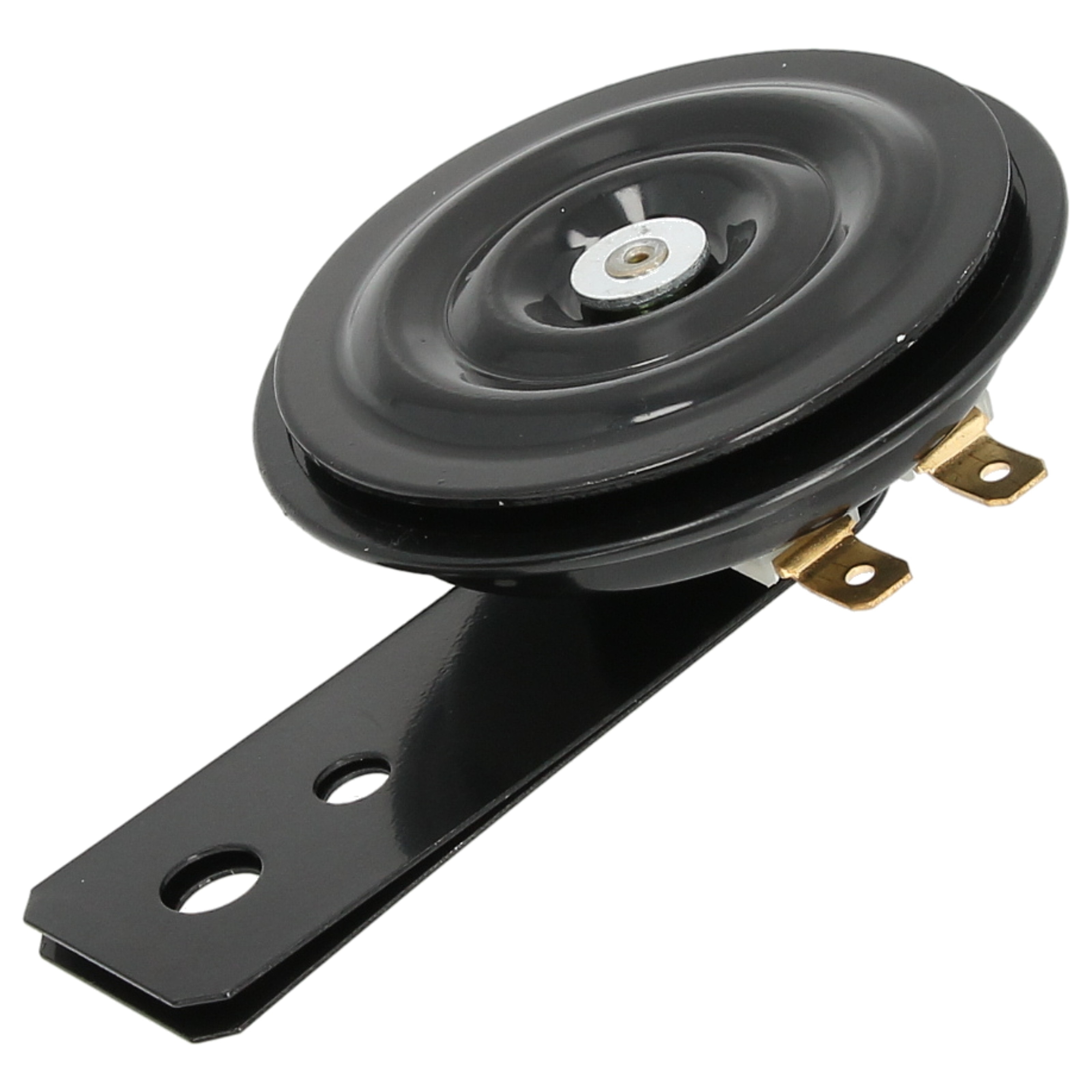 Motorrad Hupe schwarz, 12 Volt, 70 mm