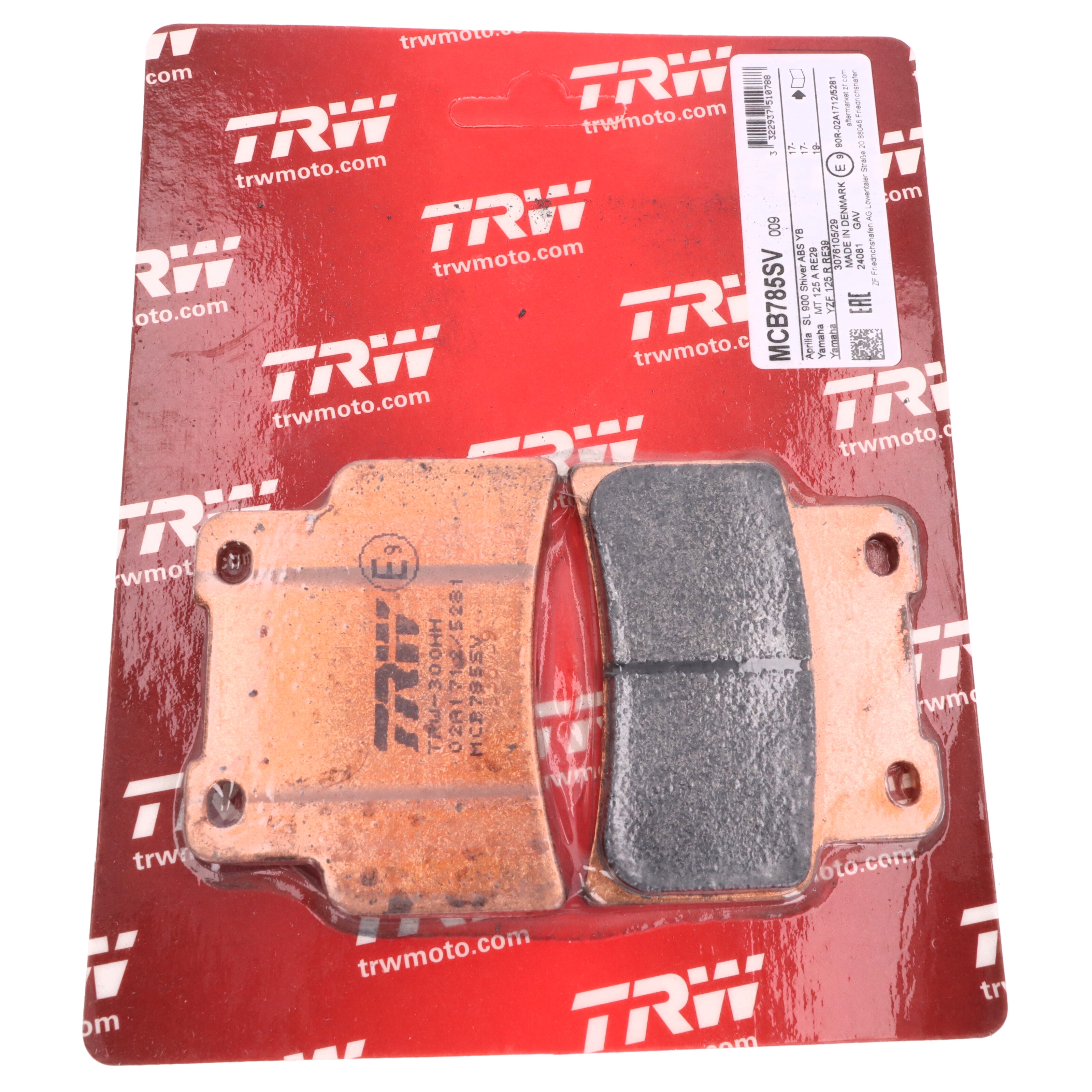 TRW Bremsbeläge MCB785SV Aprilia RS 125 Shiver Dorsoduro 750 Mana 850