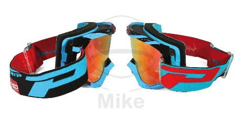 Progrip MX Brille fluoreszierend light blue