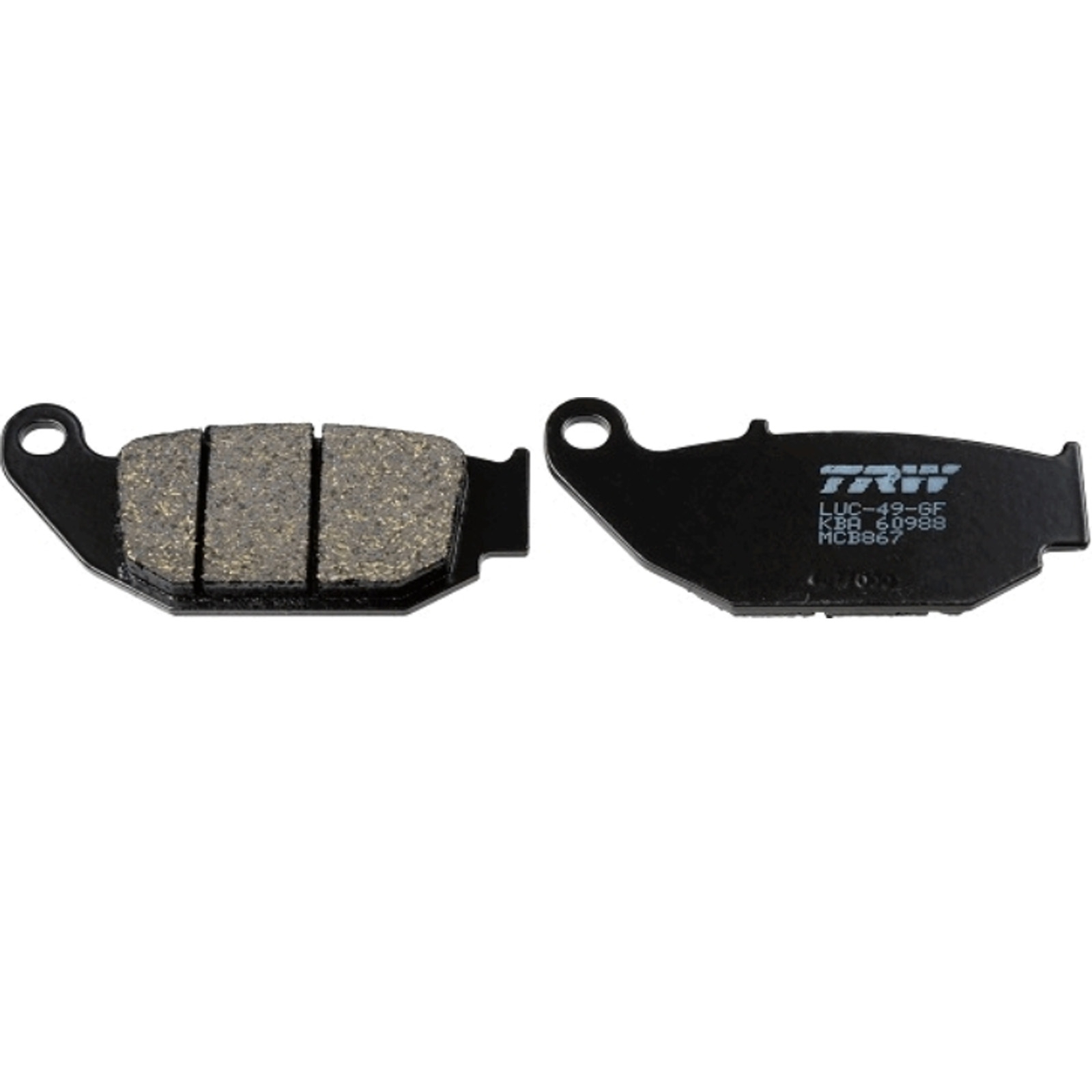 TRW MCB867 Bremsbeläge hinten für Honda CBR R RT Repsol MSX 125 CRF250 Suzuki GSXR125