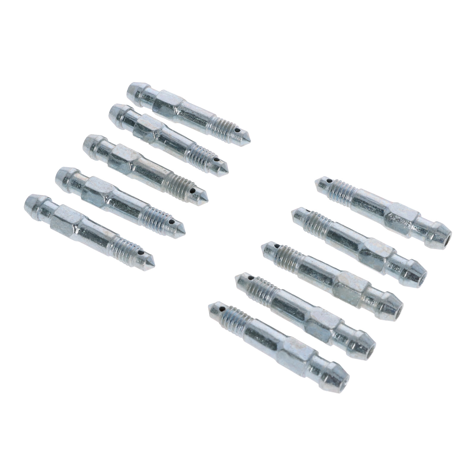 10x Quick Brake Bremssattel Entlüfterschraube Entlüftungsventile M6x1.00x38 mm SW7