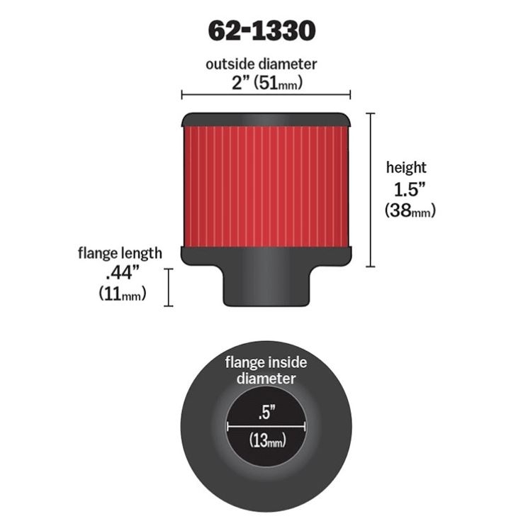 K&N Luftfilter 62-1330