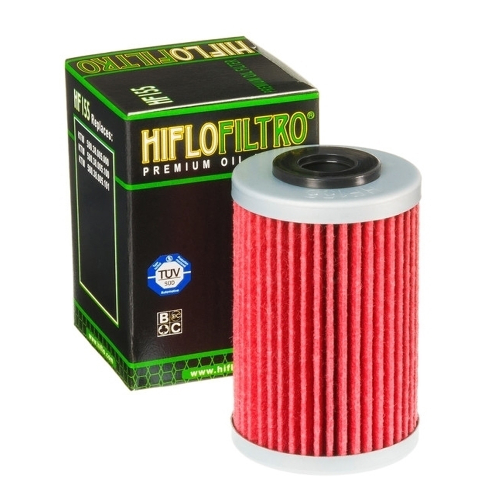 HIFLO Ölfilter für KTM 690 Duke und Duke R ab 2012 HF155 + HF 651