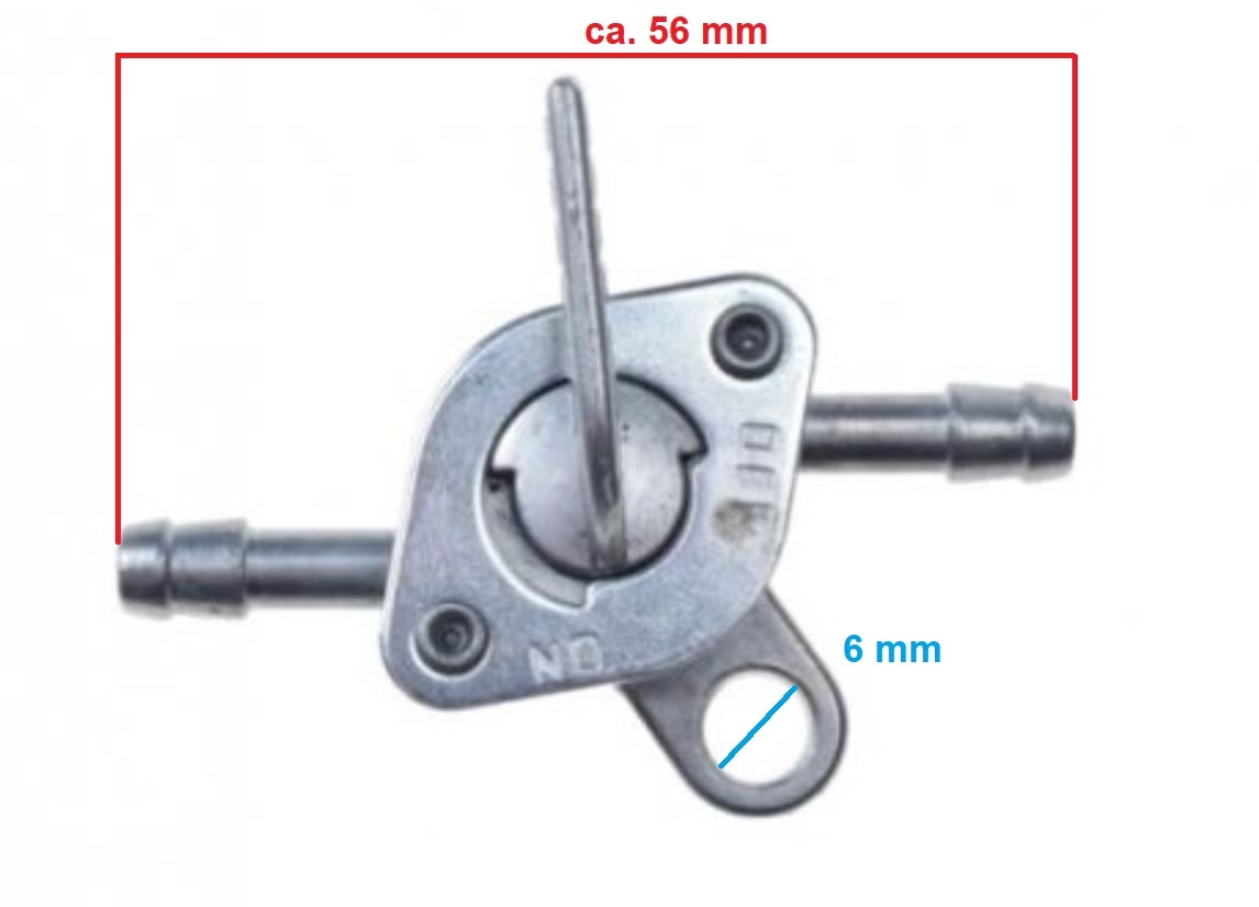 Benzinhahn Kraftstoffhahn 6mm Inline Fuel Tank Filter Switch für Quad Dirt Bike ATV