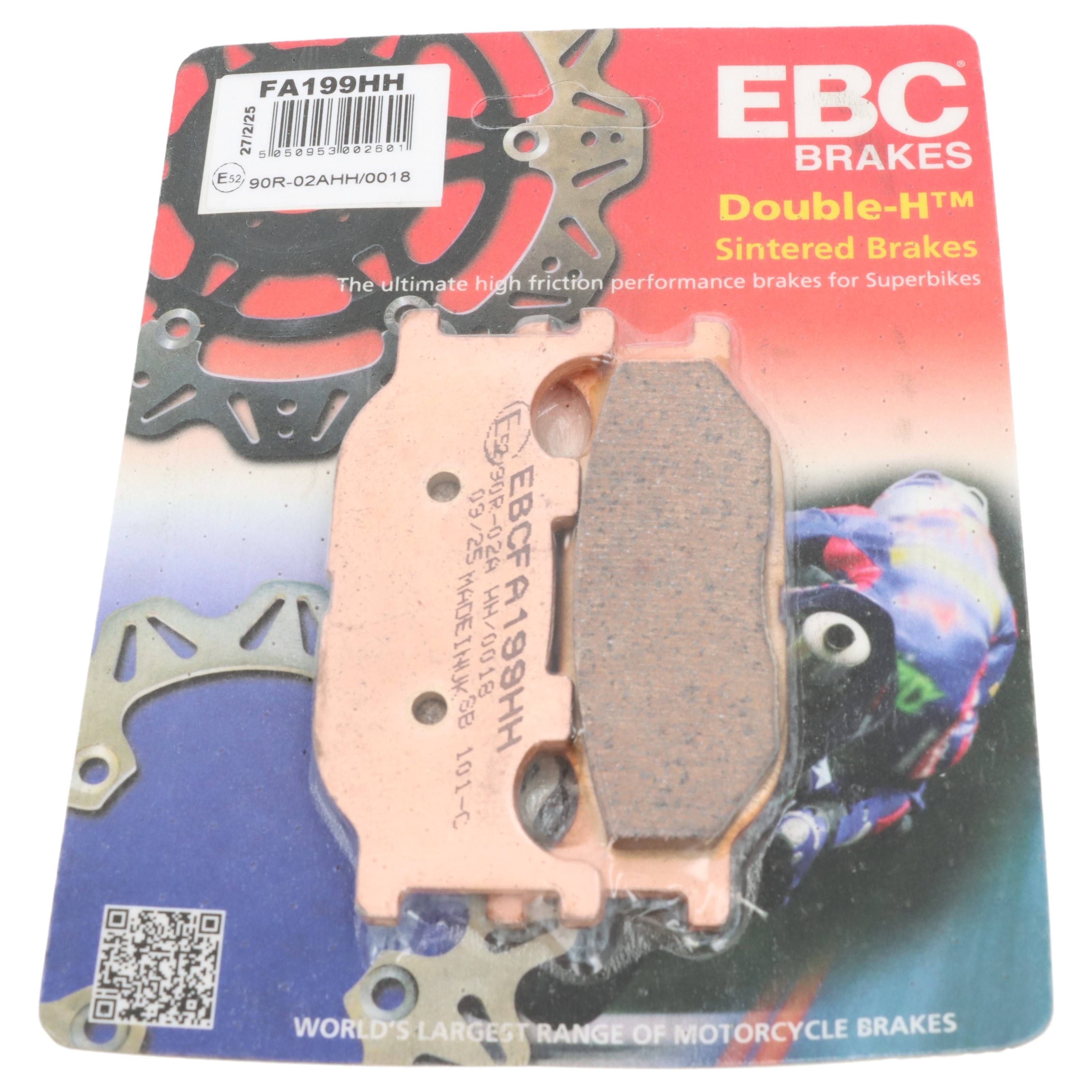 EBC Bremsbeläge FA199HH für Yamaha SR TDR XV XJ XVS FZ6 Drag Star