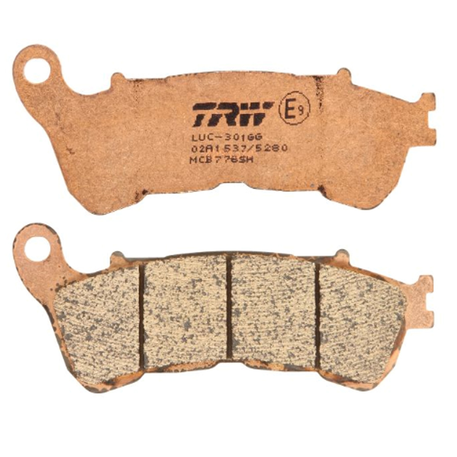 TRW MCB776SH Sintermetall Bremsbeläge hinten für Honda CBF1000 A SC58B 2006 - 2012