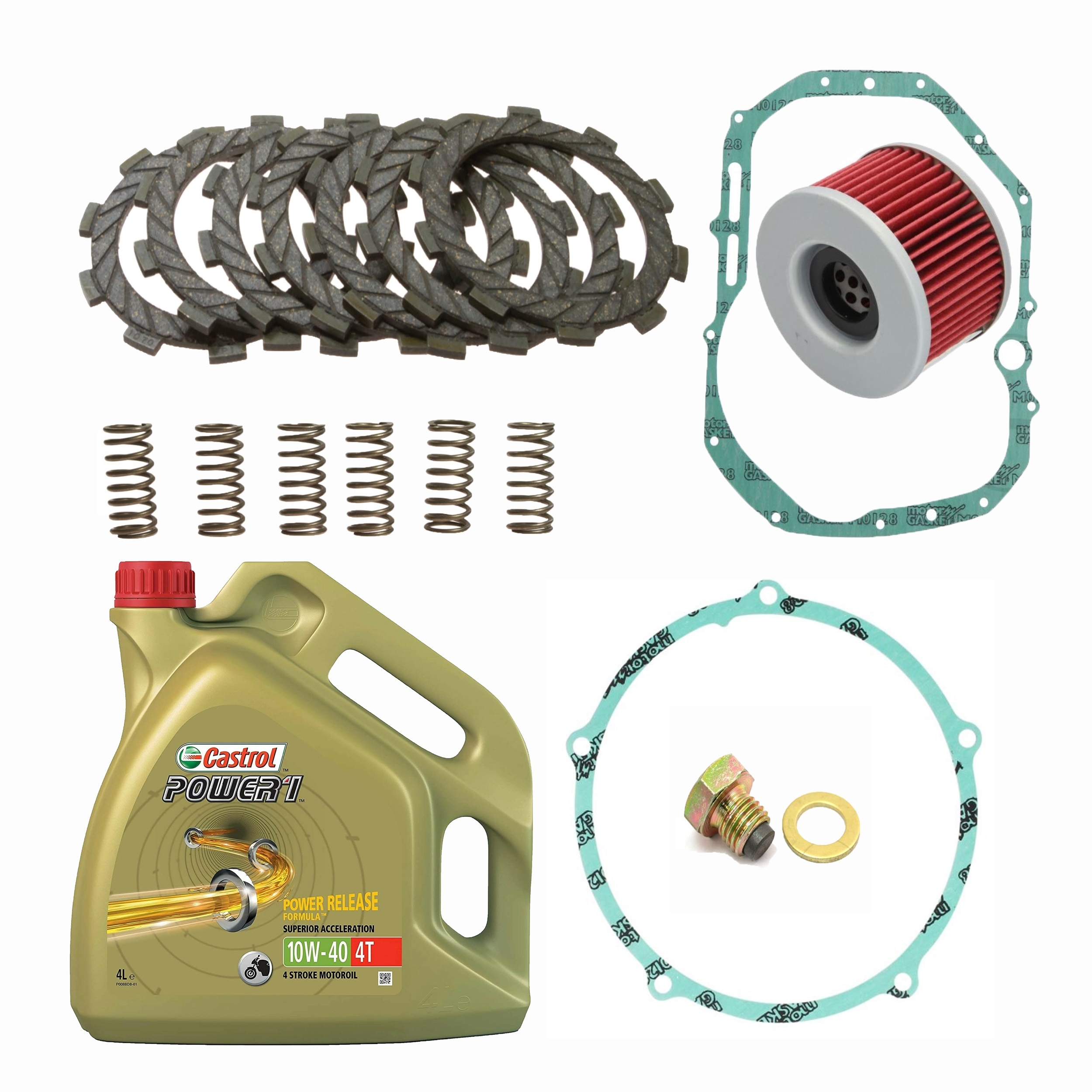 Kupplung für Honda CX 500 CX500 Goldwing GL 500 Öl Filter Ablassschraube Dichtungen