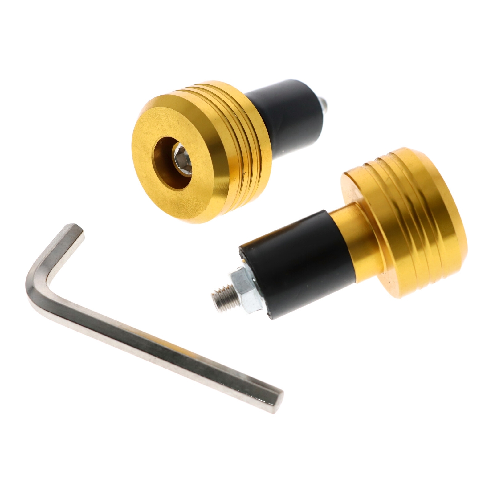 Motorrad Lenkerenden Lenkergewichte 103g gold für Lenker ab 18mm Durchmesser